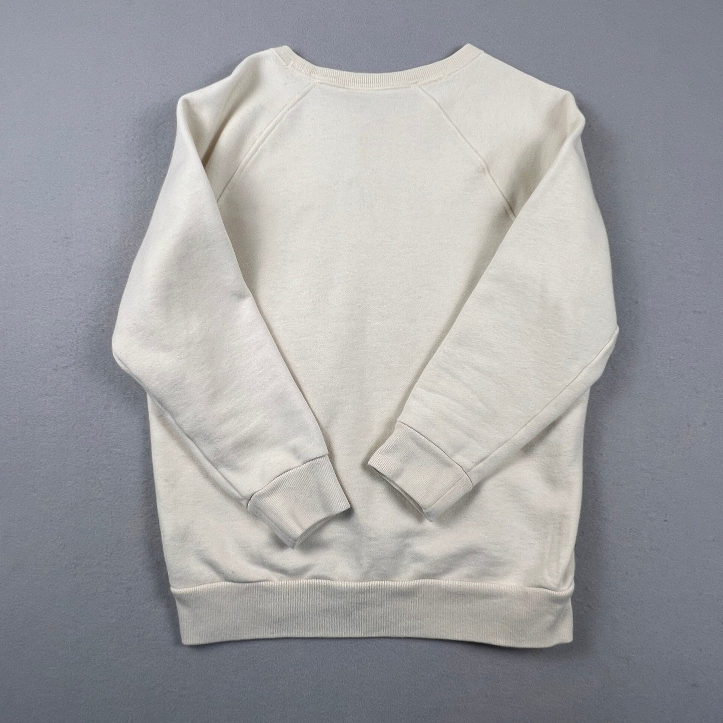 Patagonia Sweatshirt Womens XS Cream Organic Cotton P-6 Logo Crewneck Pullover