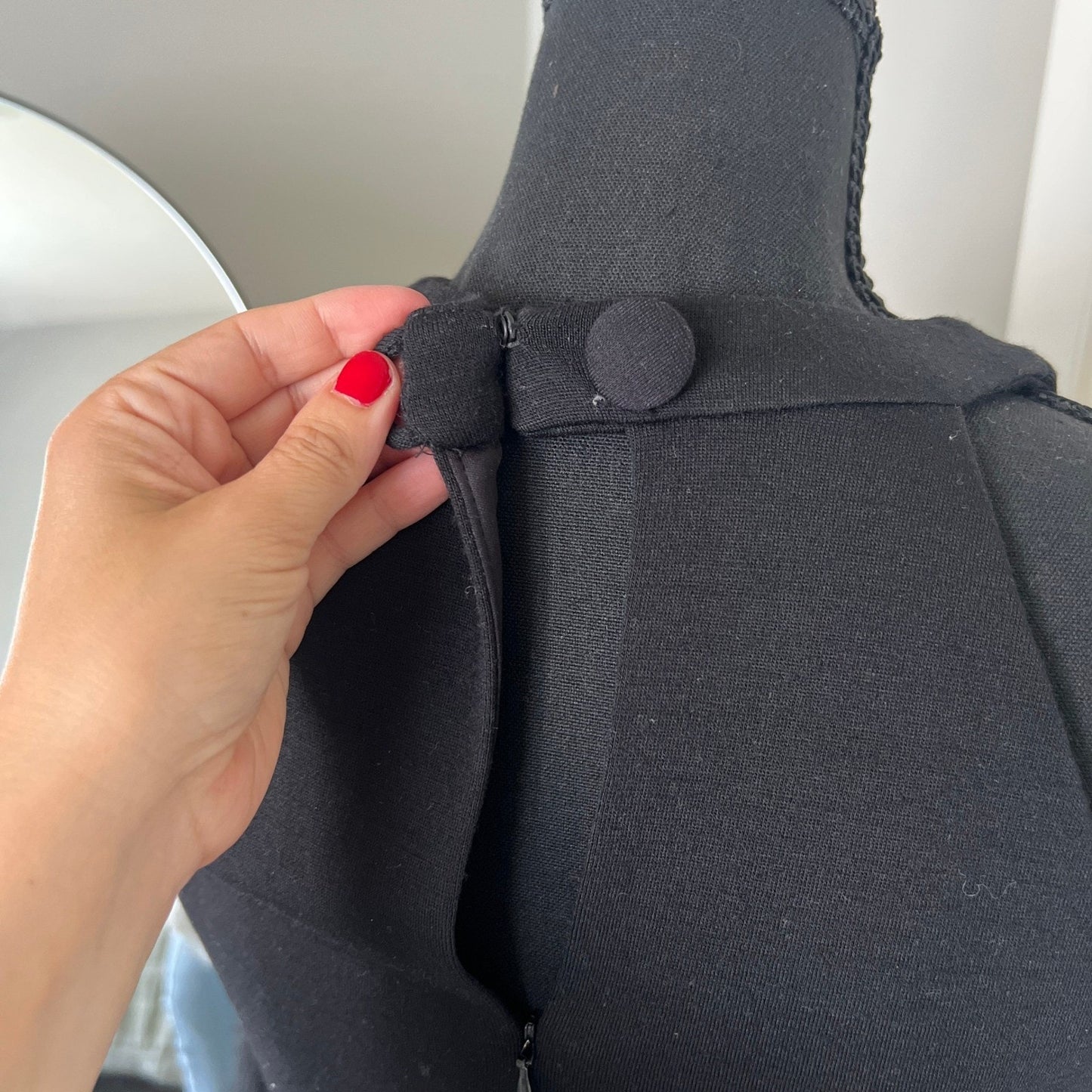 Milly Mini Dress Womens 2 Feather Black Halter Sleeveless Cocktail Party Glam