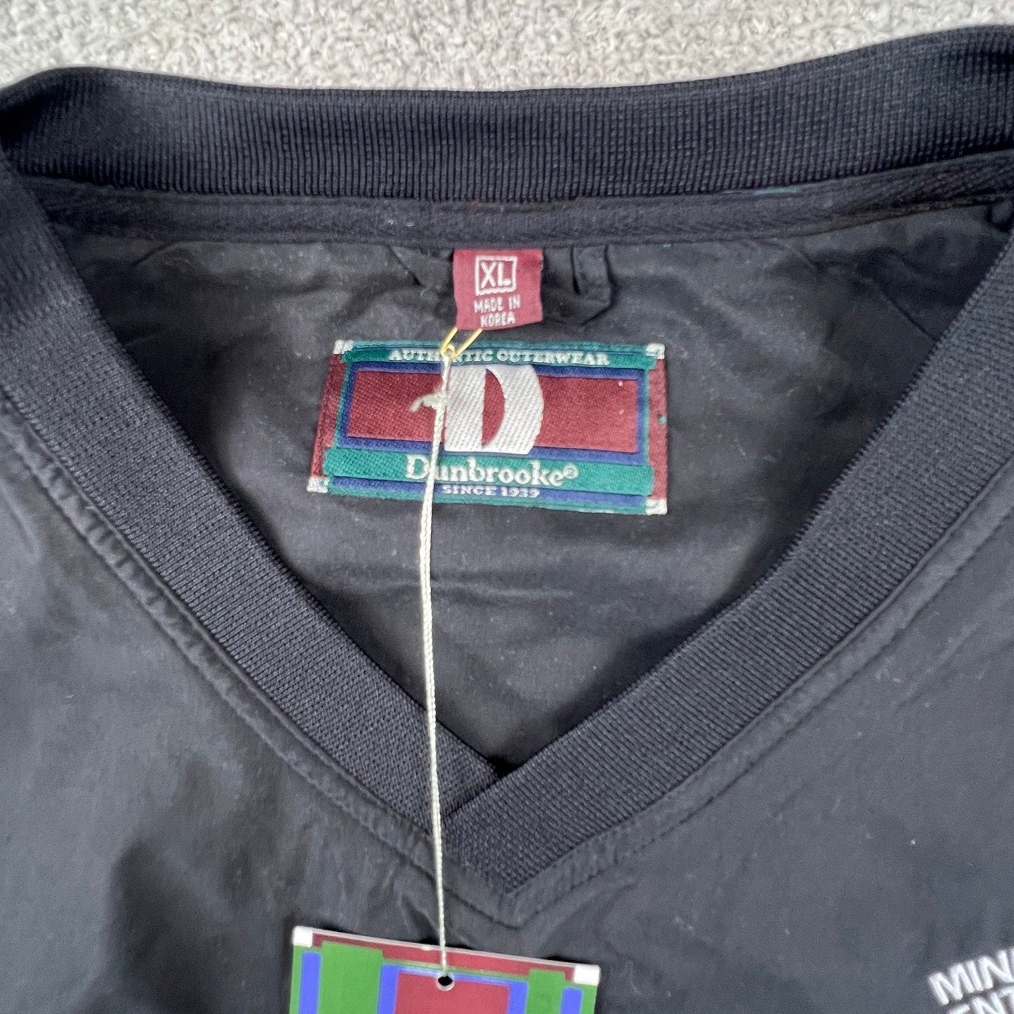 Dunbrooke Windbreaker Pullover Mens XL Black New FBI Charity Classic 2003 Target