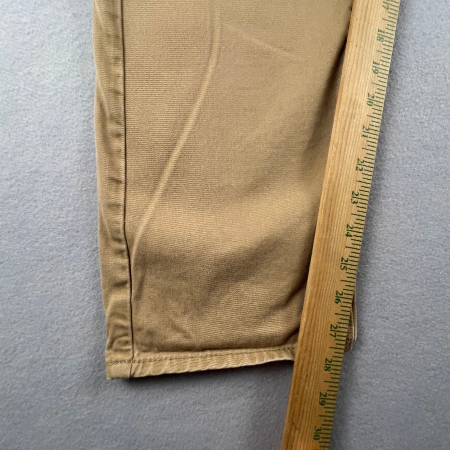 Denizen Levi's 288 Taper Fit Pants Mens 34x29 Tan Khaki Chino Casual Workwear
