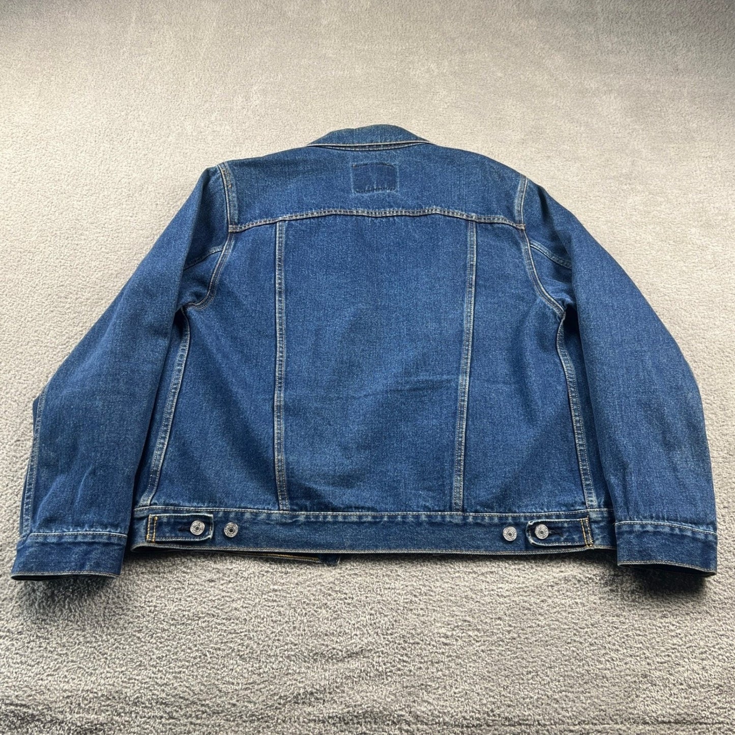 VTG Y2K Levi's 57511 Denim Trucker Jacket Cotton Men's XL Blue Workwear