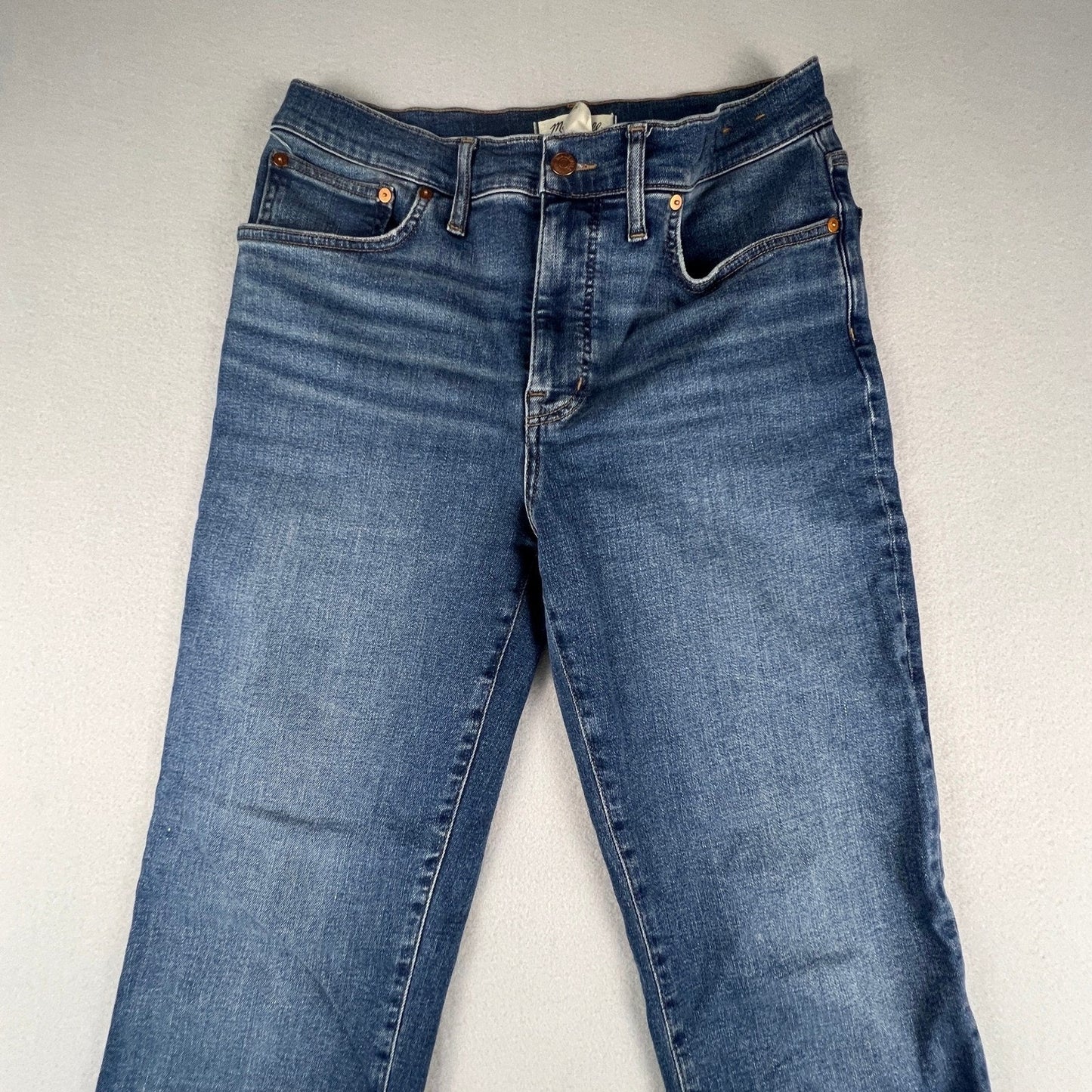 Madewell Jeans Womens 31 Blue High Rise Bootcut Denim Casual Classic Boho