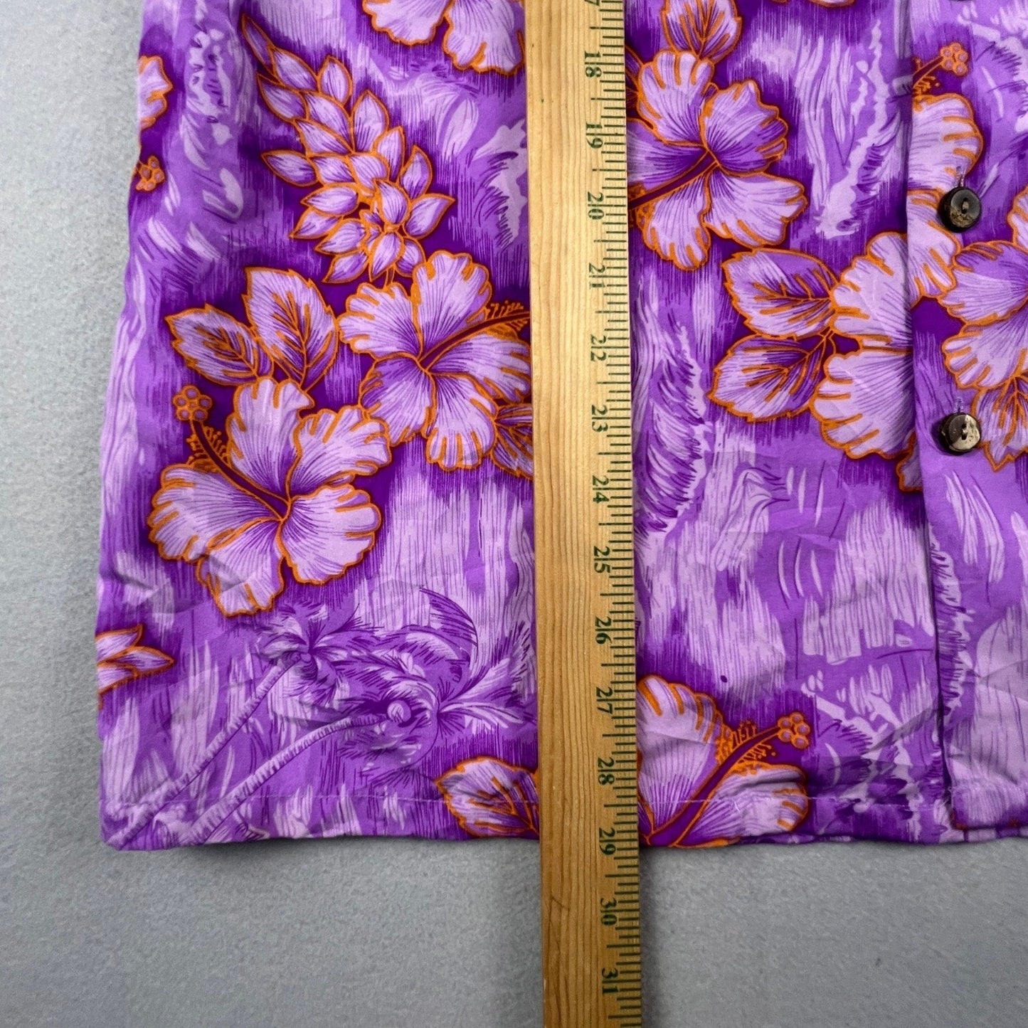 Maui Trading Company Hawaiian Shirt Mens Large Hibiscus Floral Aloha Beach