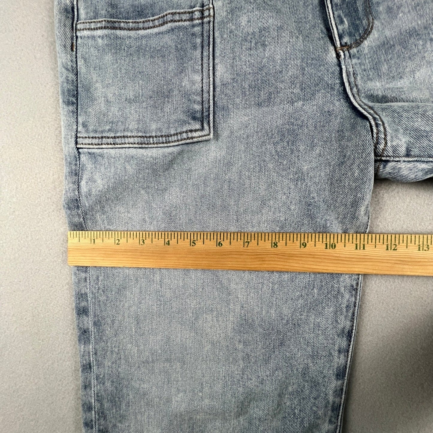 Kut from the Kloth Sienna Wide Leg Jeans Women 10 High Rise Patch Pocket