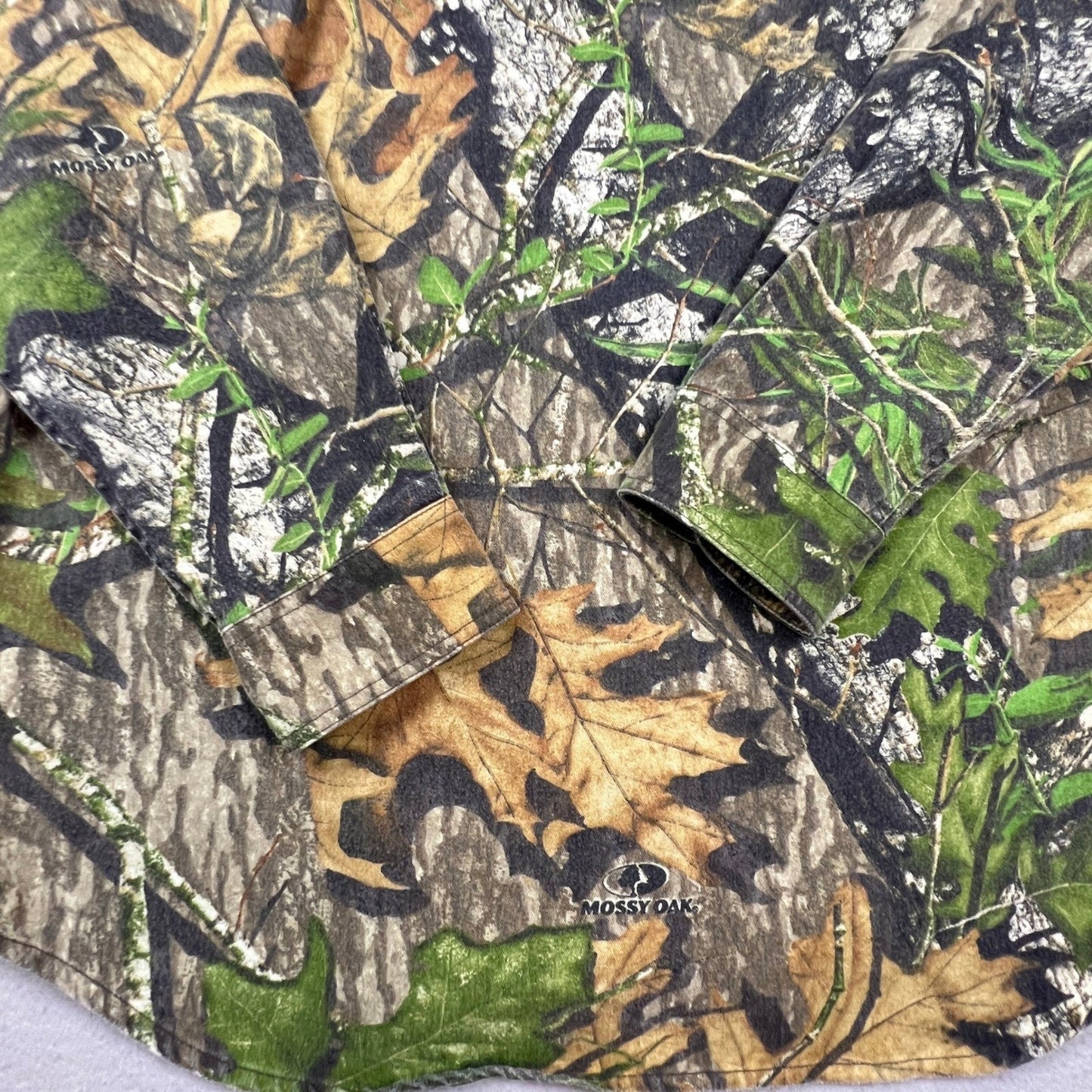 Mossy Oak Explorer Shirt Mens L Camo Long Sleeve Button Down Hunting Obsession