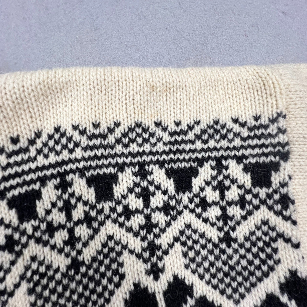 Vintage Eddie Bauer Cardigan Sweater Womens L Nordic Wool Blend Winter Snowflake