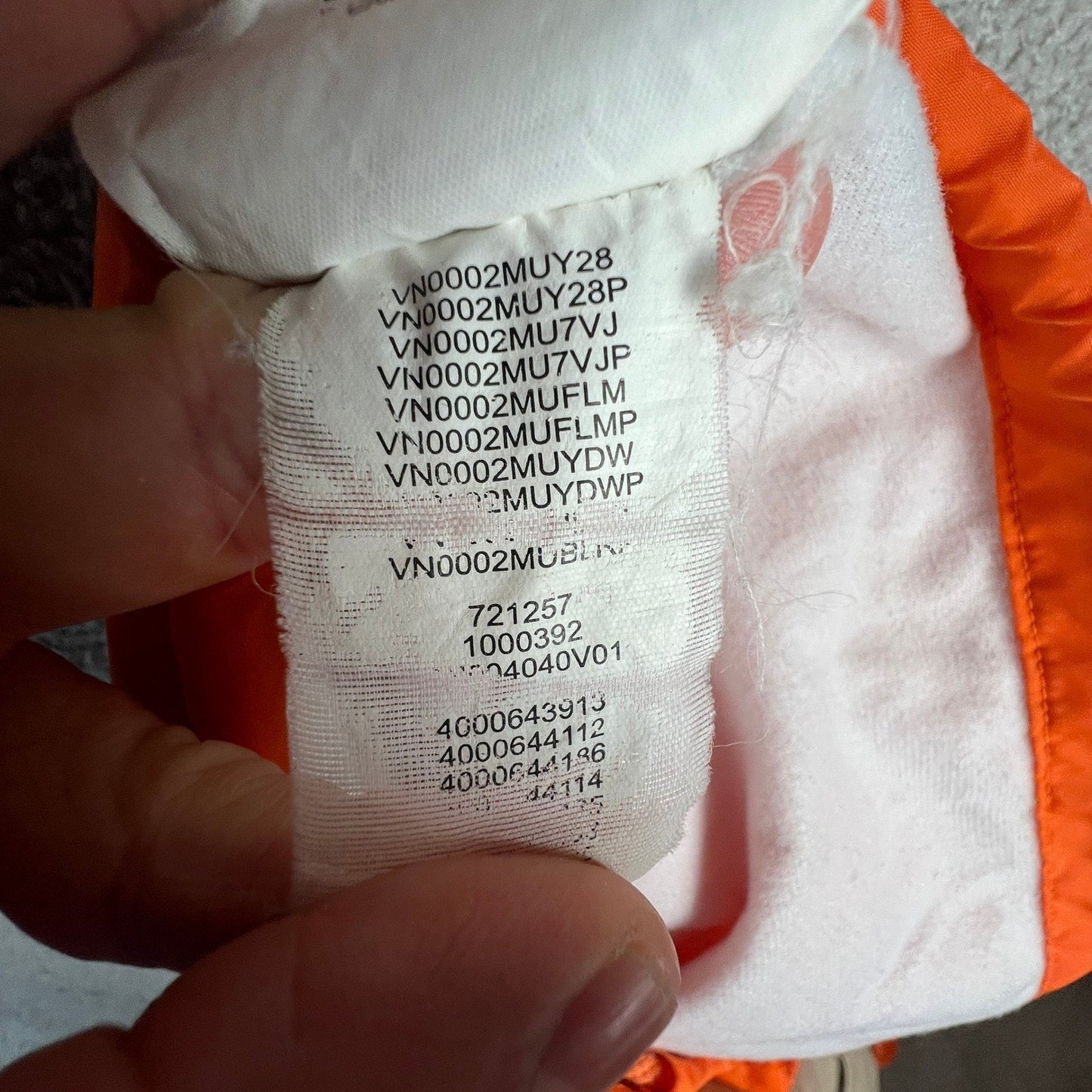 Vans Torrey Coaches Jacket Mens Large Orange Snap Button Windbreaker VN0002MUYDW