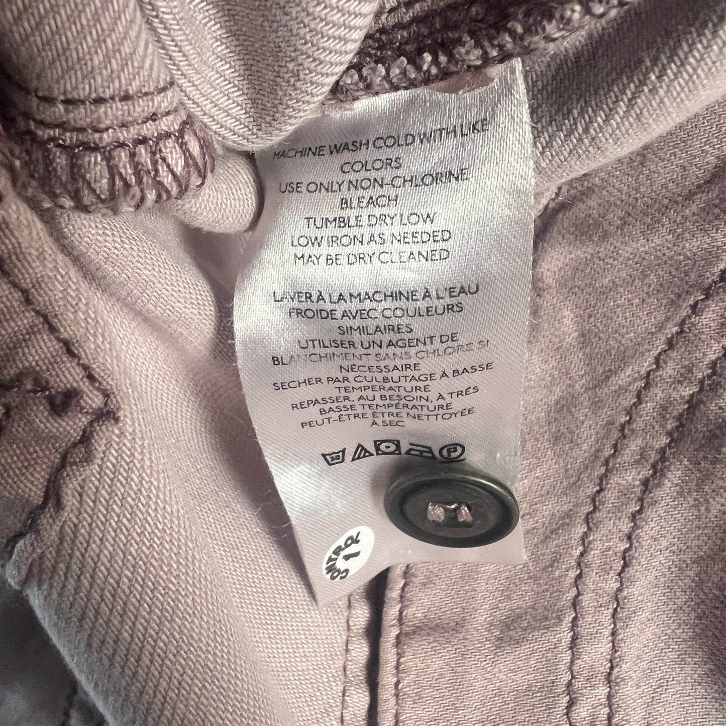 Antropologie PILCRO Utility Dress Women's Large Button Front Pink