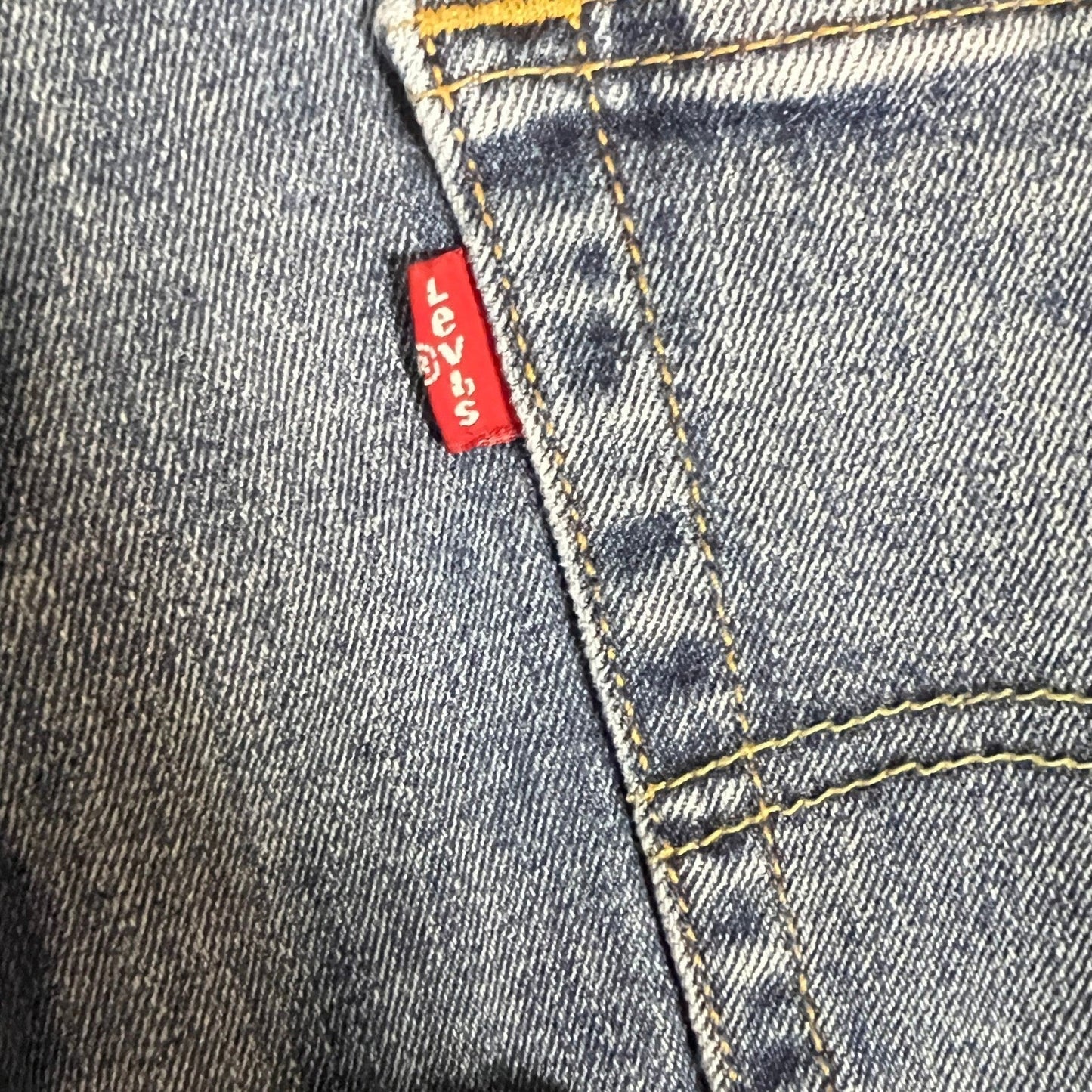 Levi's 505 Jeans Men's 40x32 Blue Denim Stretch Straight Leg