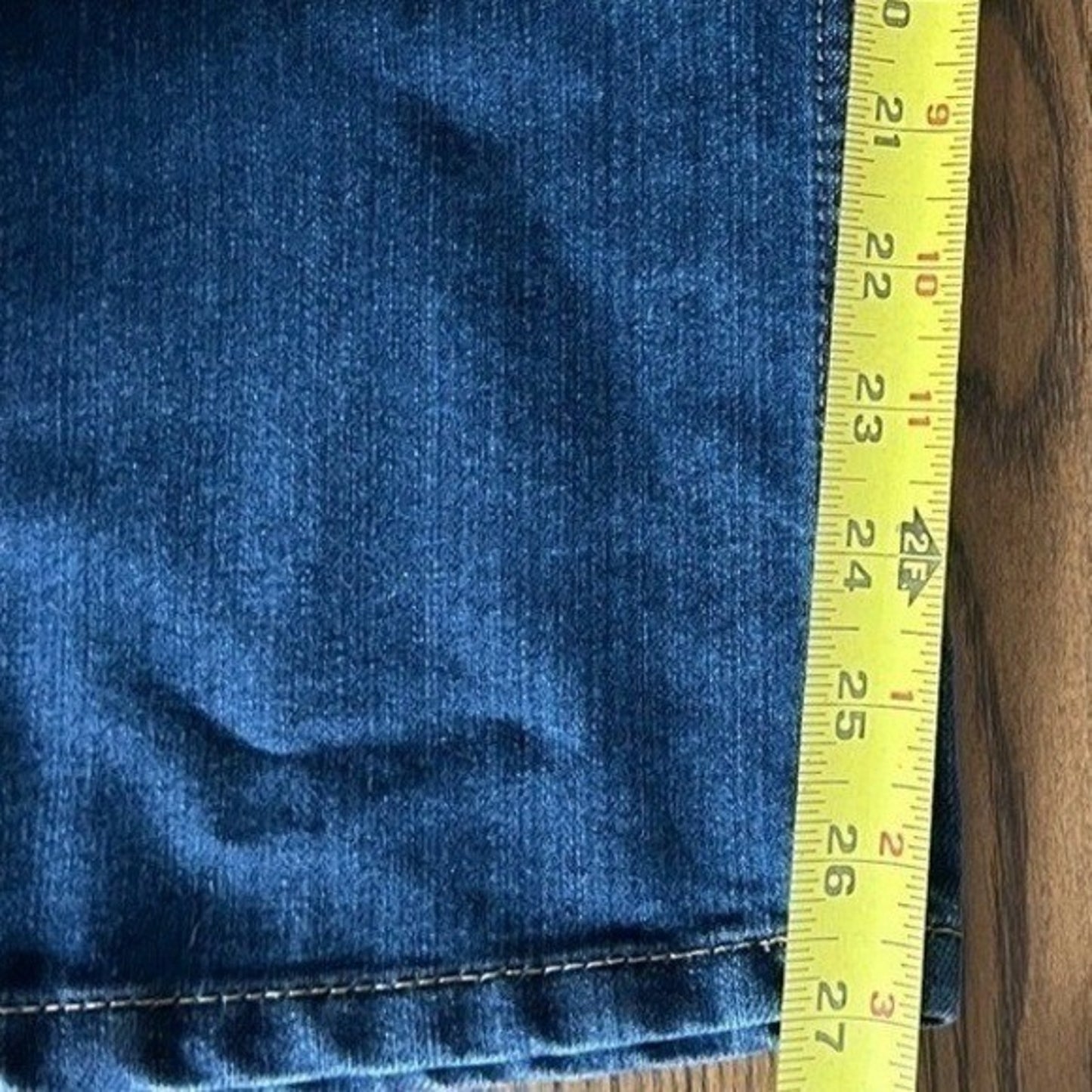 Levi's 505 Jeans Women's Size 14 Slim Fit 25 x 27 Dark Wash Denim Regular Cowboy