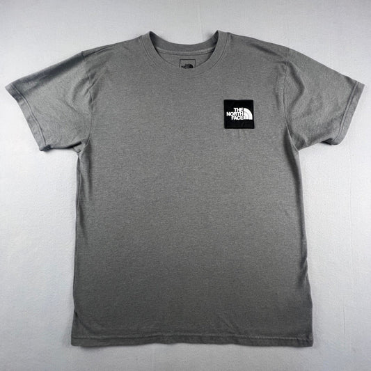 The North Face T-Shirt Mens Large Gray Logo Patch Short Sleeve Gorpcore Casual