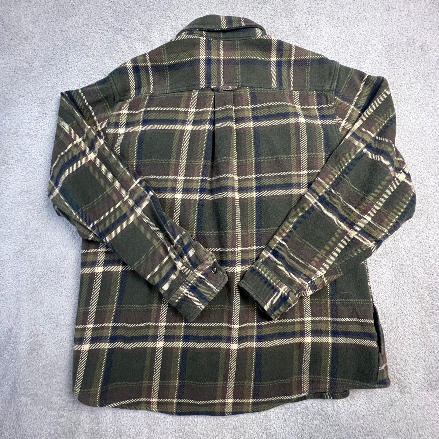 Orvis Men's Plaid Flannel Shirt Long Sleeve Button Up Warm Winter Casual XL