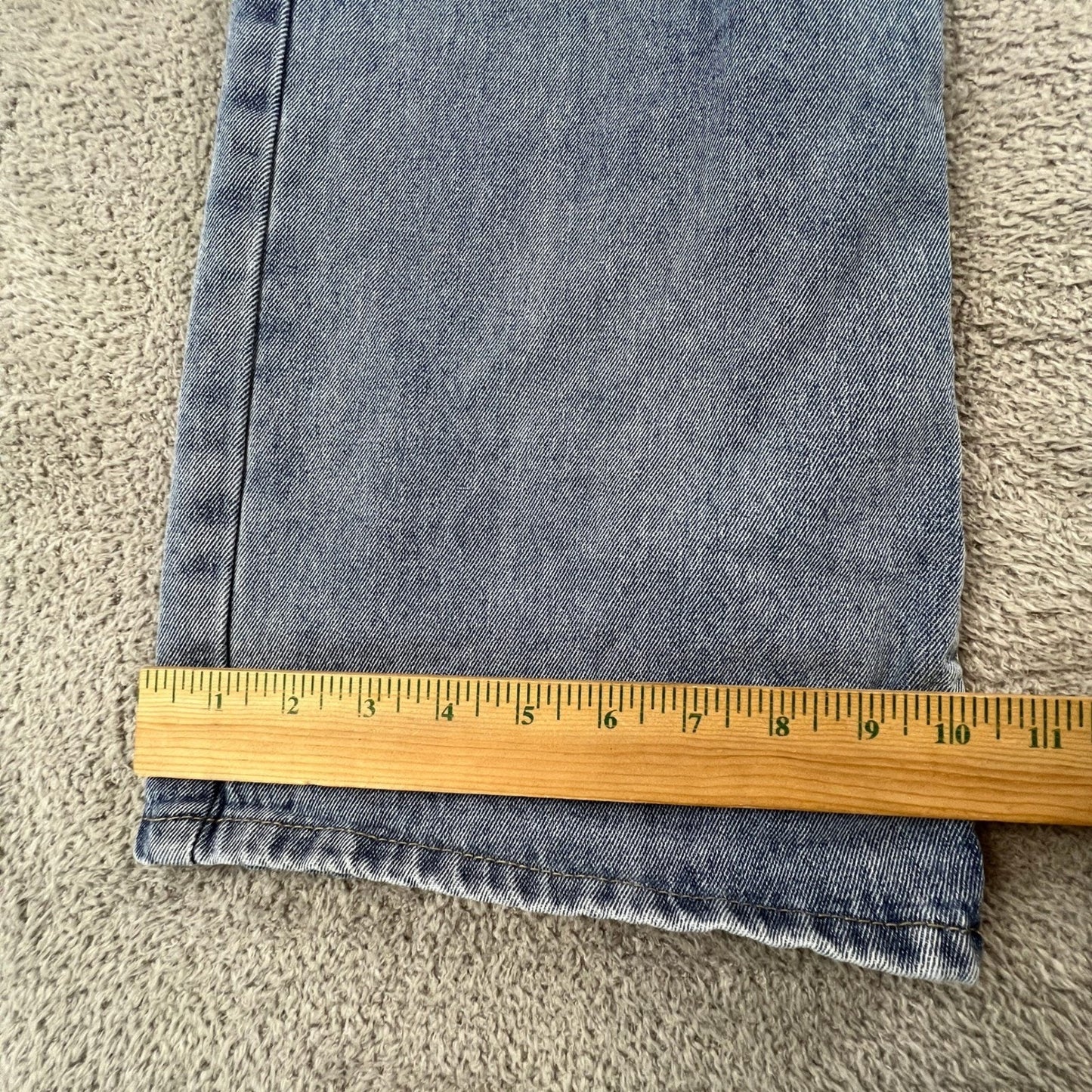 Y2K Wide Jeans Womens 4 Straight Leg Denim Casual Streetwear Grunge Walter Baker