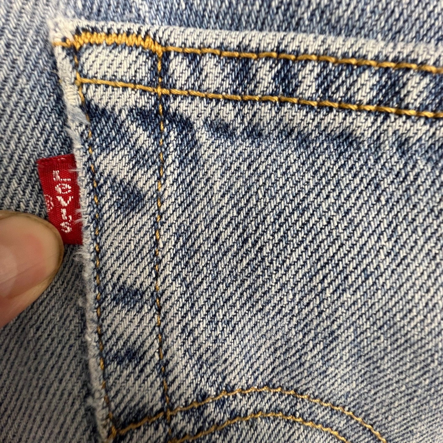 Levi's 560 Comfort Fit Jeans Mens 34x34 Light Wash Relaxed Tapered Denim Vintage