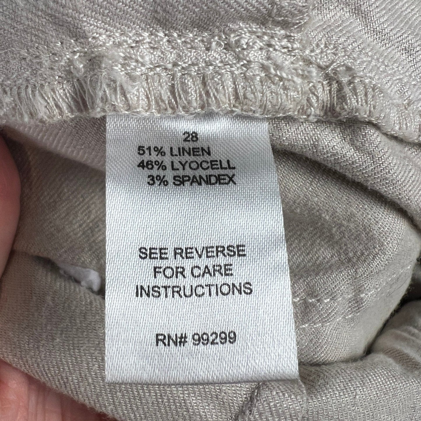 Evereve Overalls Women's Size 28 Linen Blend Wide Leg Cropped Comfy Casual Y2K