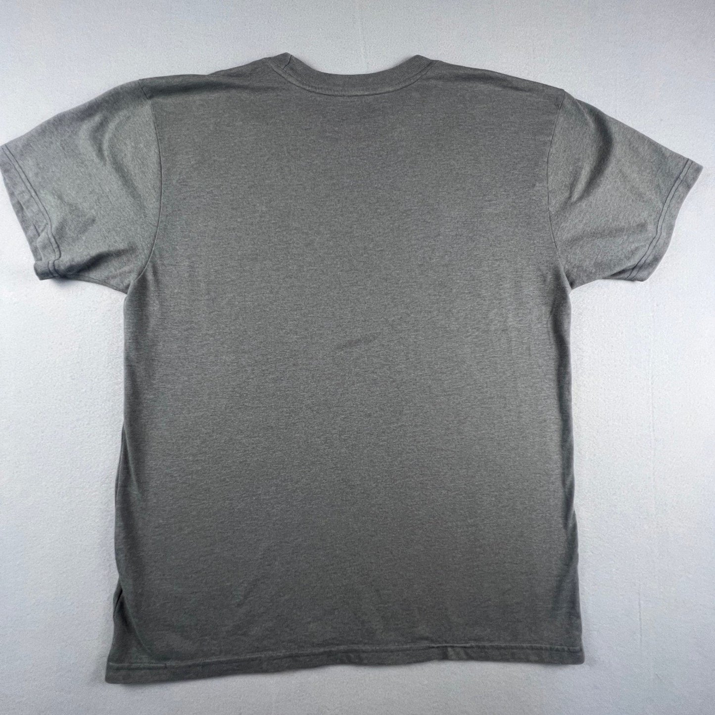 The North Face T-Shirt Mens Large Gray Logo Patch Short Sleeve Gorpcore Casual