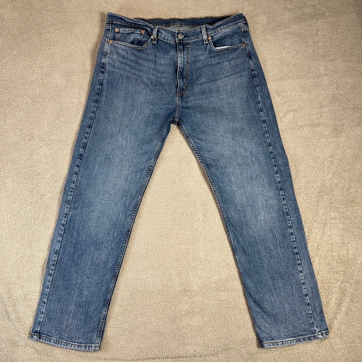 Levi's 505 Jeans Men's 40x32 Blue Denim Stretch Straight Leg