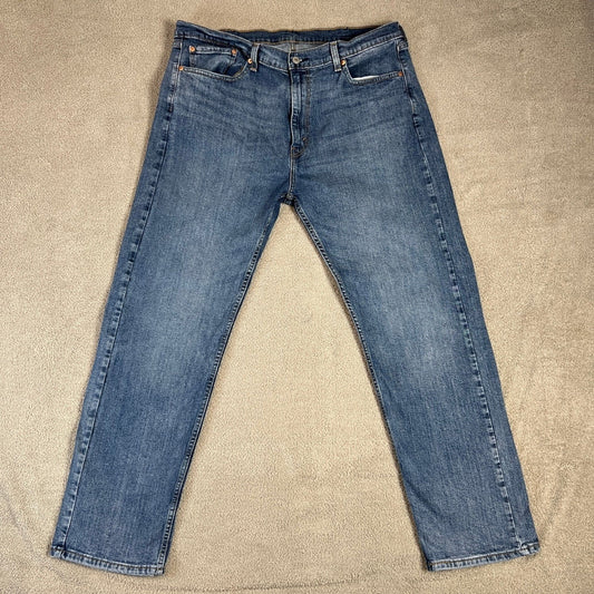 Levi's 505 Jeans Men's 40x32 Blue Denim Stretch Straight Leg