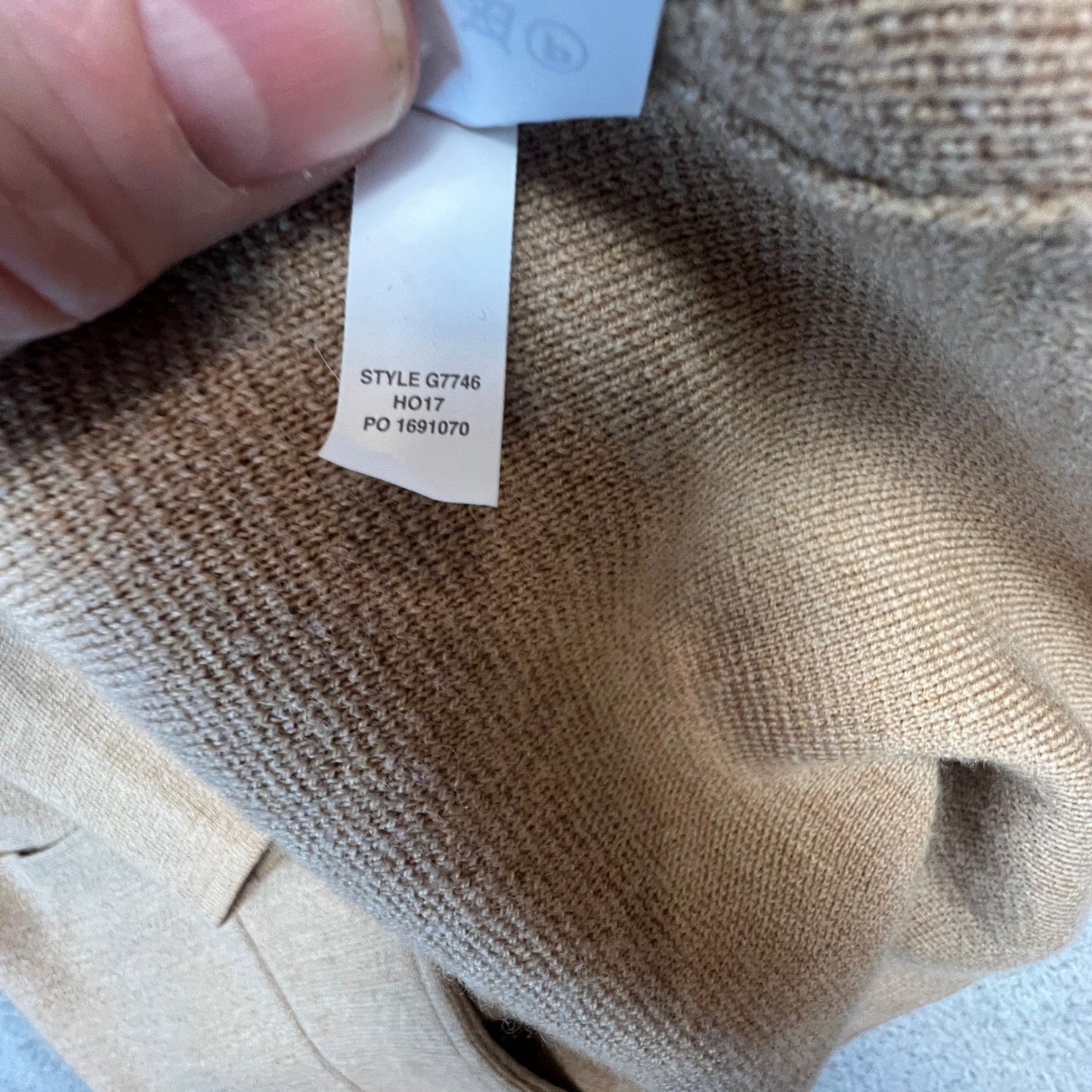 J.Crew Cardigan 100% Merino Wool Extra Small Blazer Sweater Sophie Camel Tan