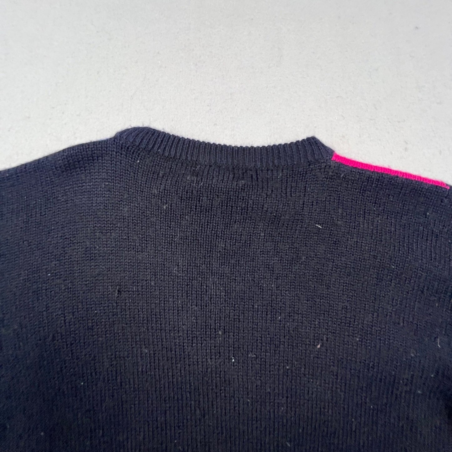 Alfred Dunner Sweater Women XL Black Floral Argyle Knit Vintage Style Crewneck