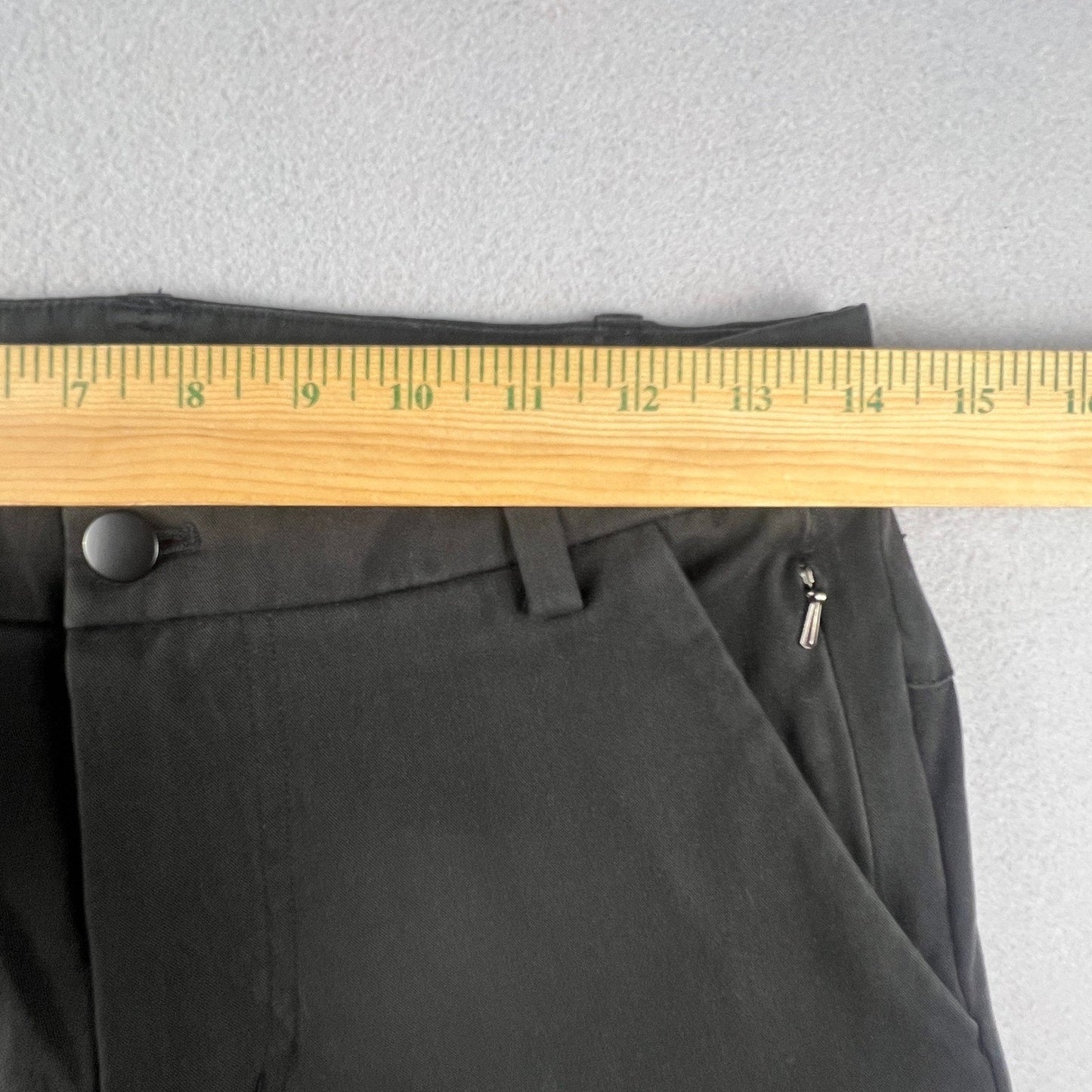 Lululemon Commission Slim-Fit Pant Mens 30 Black Technical Chino Casual Trousers