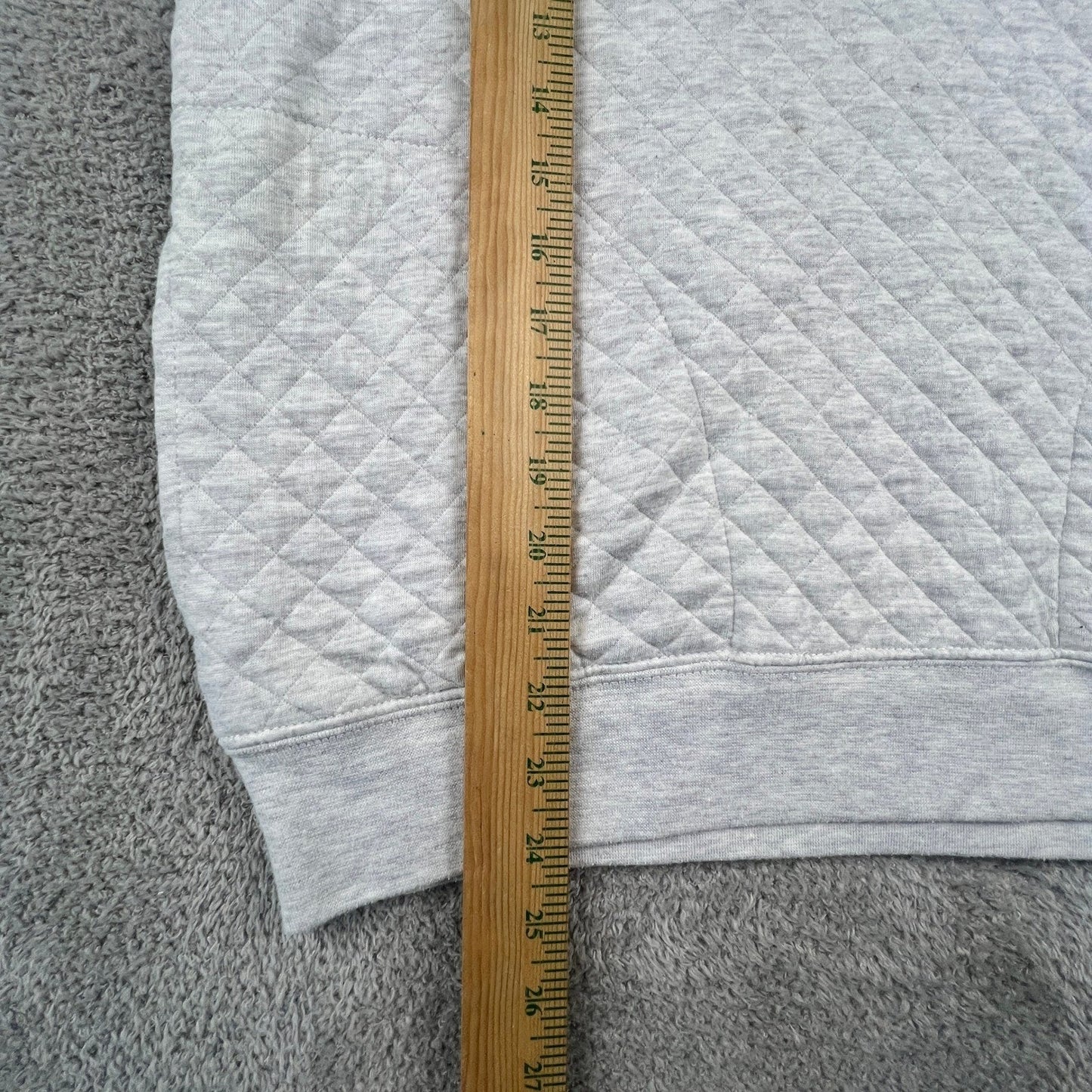 Blue 84 Quilted Pullover Mens Small Grey Minnesota True North Snap Sweatshirt