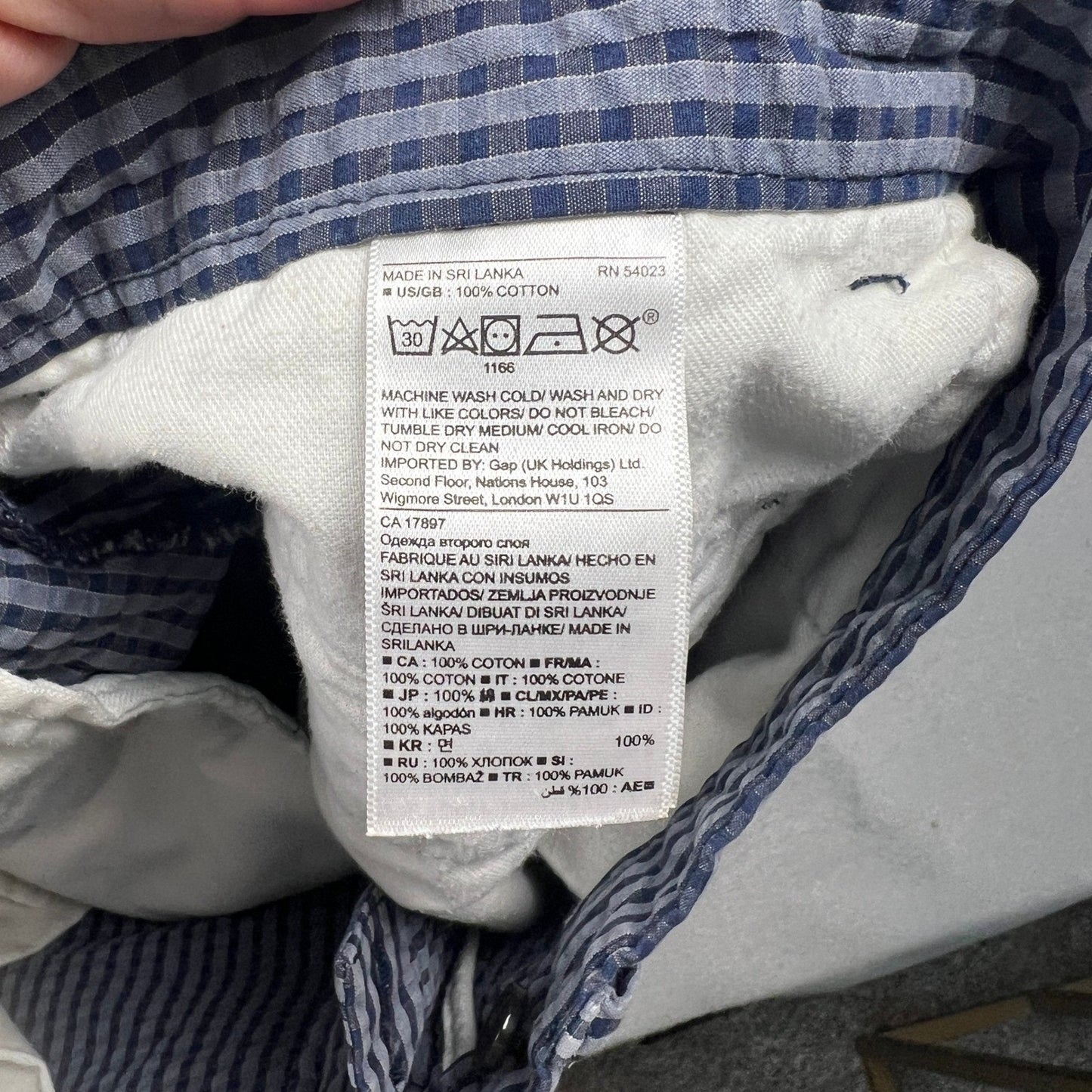 Banana Republic Aiden Shorts Mens 31 Gingham Seersucker Cotton Preppy Summer