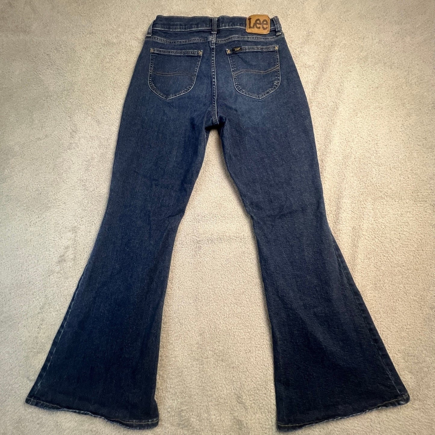 LeeJeans Flare Leg Women's Size 10 Dark Wash High Rise Denim Short