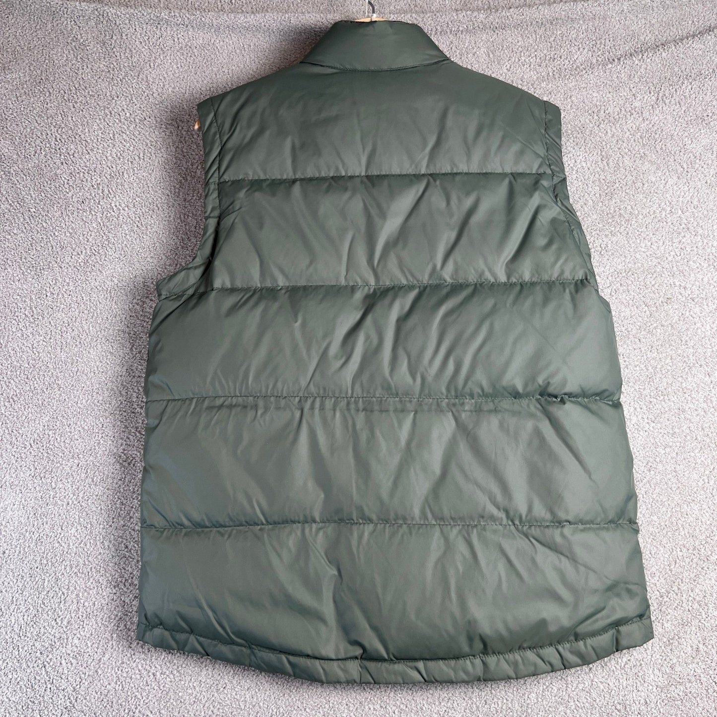 Southern Proper Puffer Vest Mens Medium Down Filled Waterfowl Feathers Zip Snaps