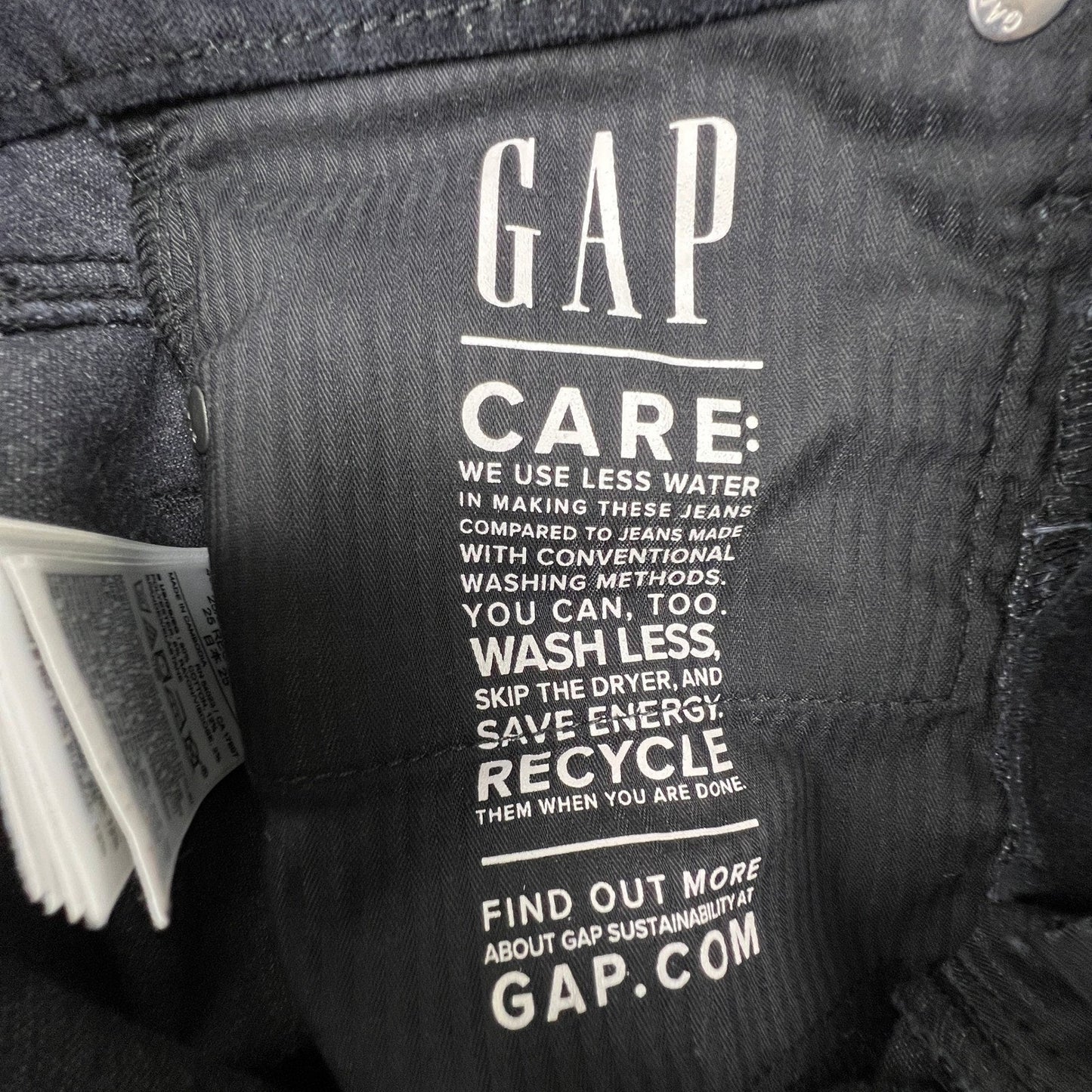 Gap Corduroy 70s Flare Pants Womens 25/0R Black High Rise Retro Boho Stretch