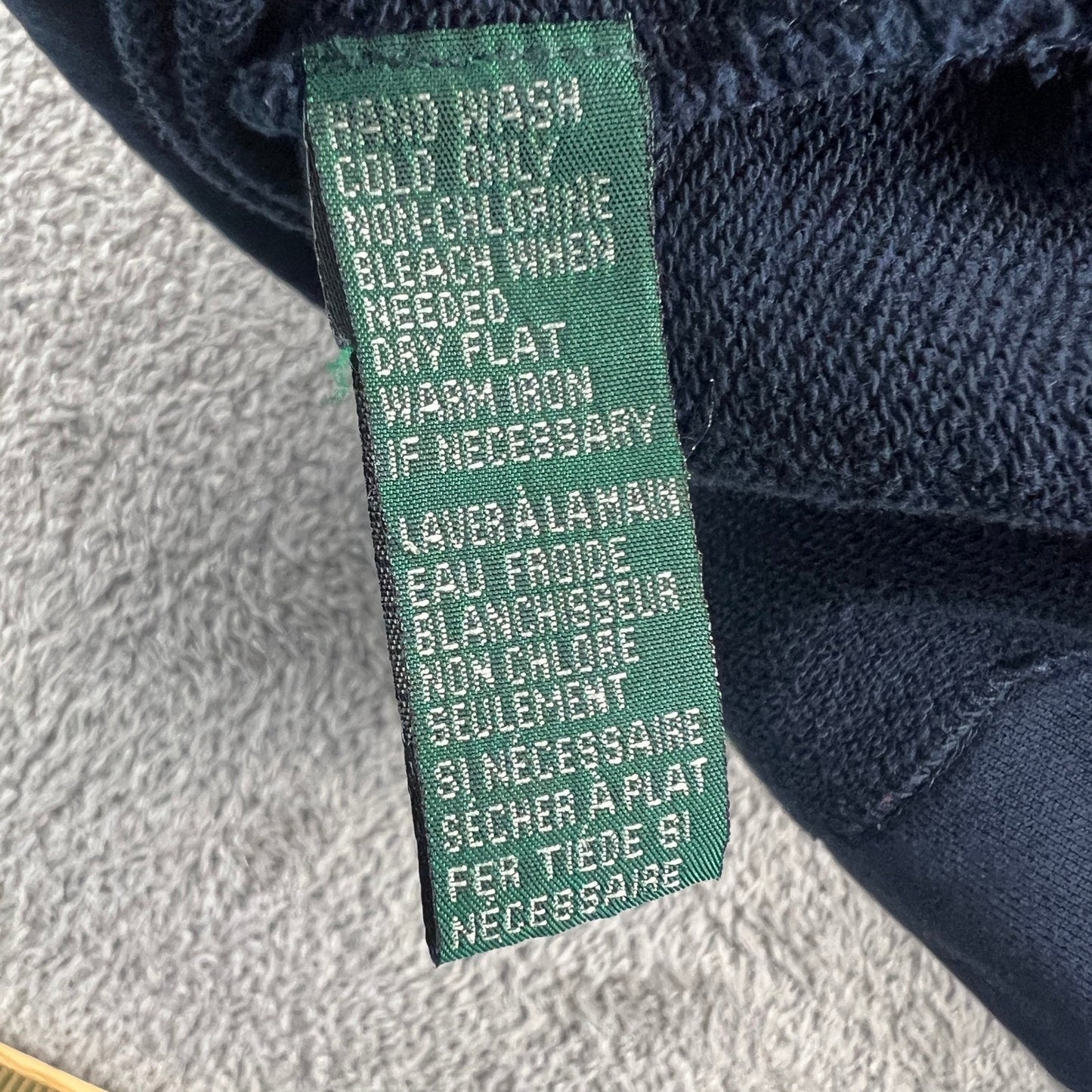 Lauren Ralph Lauren Henley Sweatshirt Womens PM Cotton Logo Casual Preppy