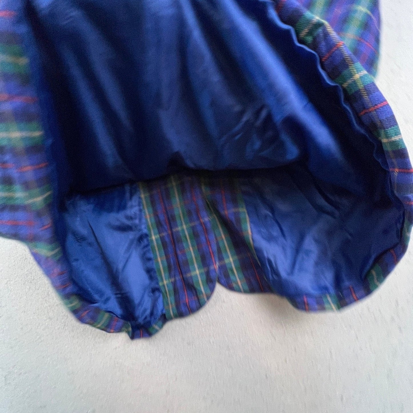 Pendleton Blazer Womens 16 Blue Plaid Cotton Gold Button Knockabouts Preppy USA