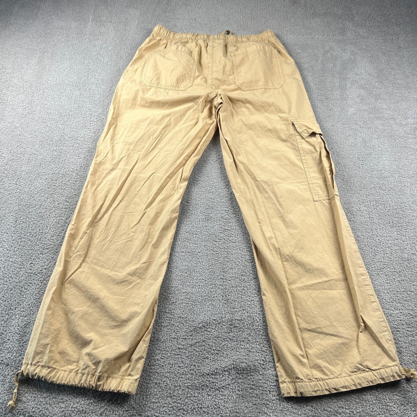 Aerie Cargo Pants Womens Medium Gorpcore Utility Workwear Khaki Minimalist