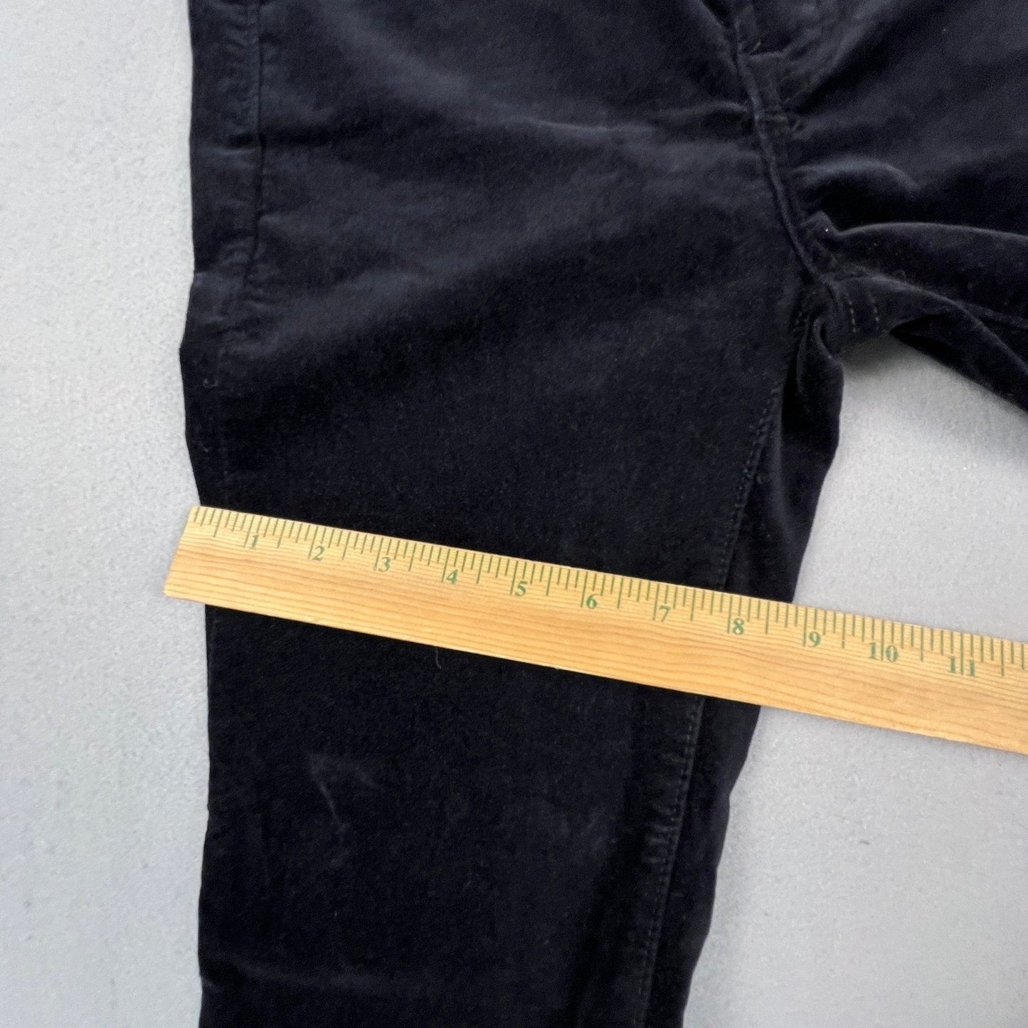 Gap Corduroy 70s Flare Pants Womens 25/0R Black High Rise Retro Boho Stretch