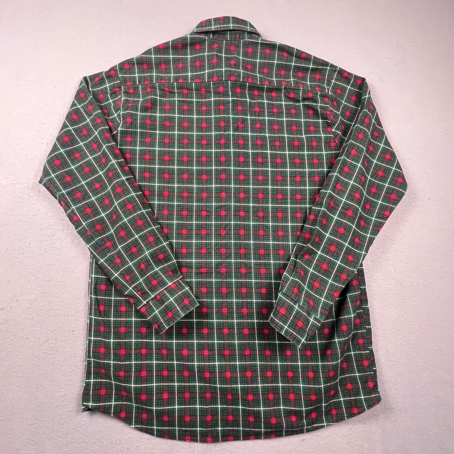 Ozark Trail Flannel Shirt Mens L Plaid Long Sleeve Outdoor Casual Printed