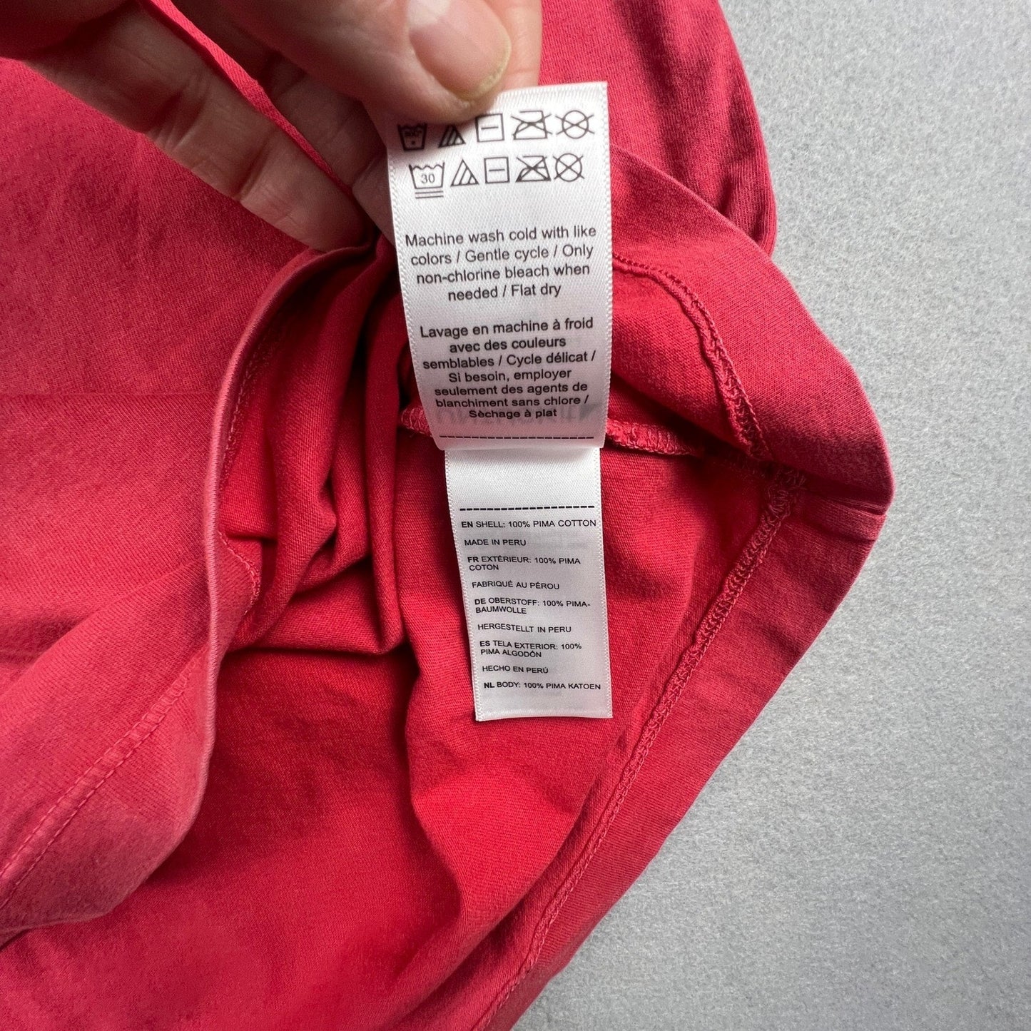 NWT UNTUCKit Henley Shirt Mens XXL Red Baxter Garment Dyed Pima Cotton Casual