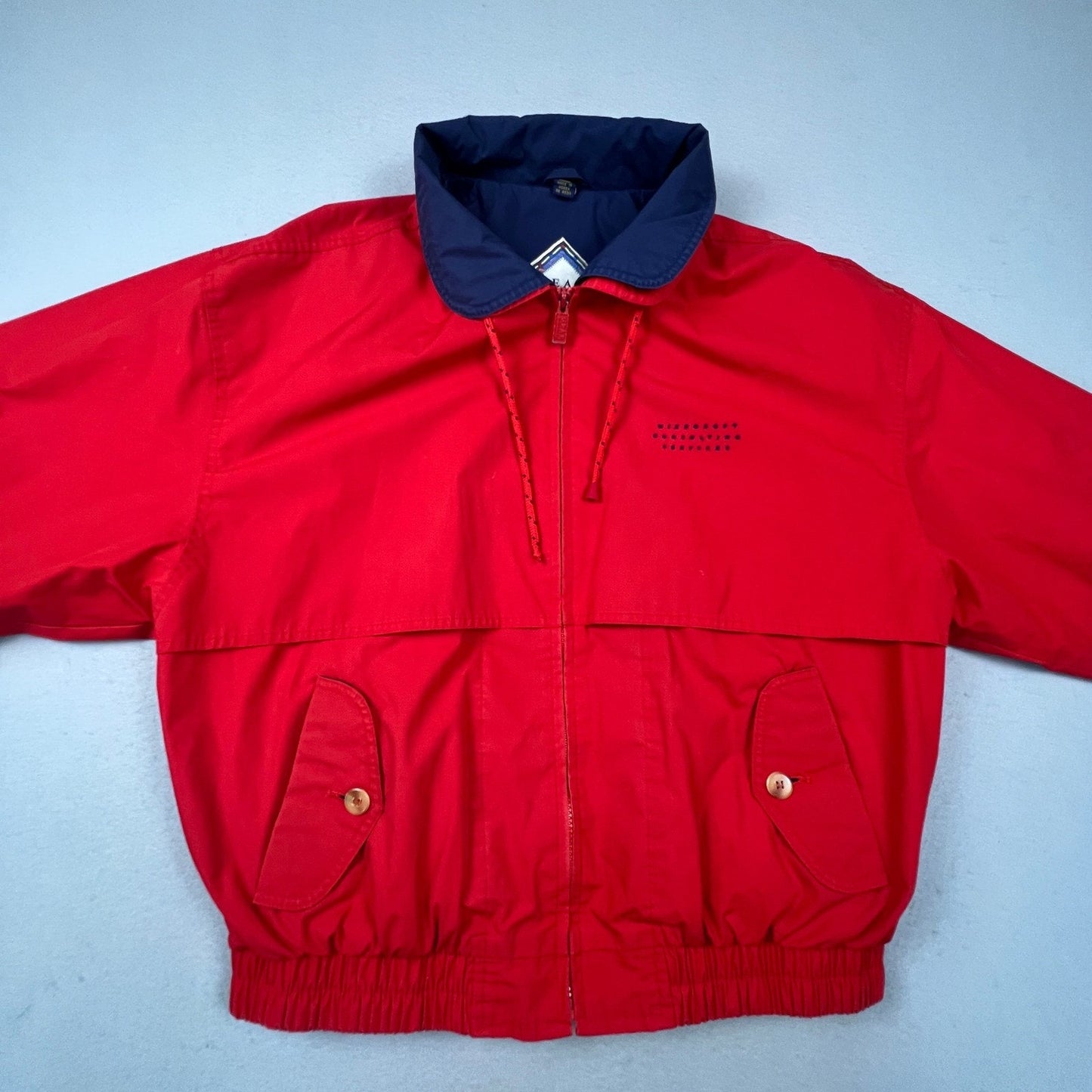 VTG 90s Gear For Sports Windbreaker Jacket Mens Large Red Microsoft Consulting