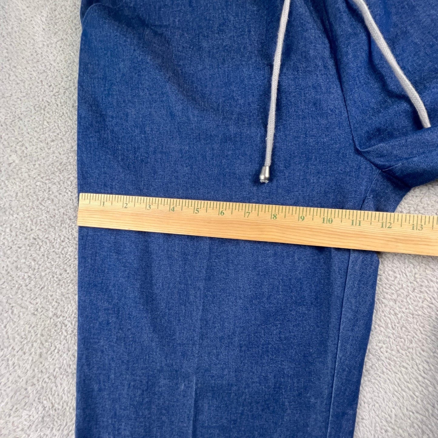 VTG Blast Denim Tracksuit Straight Leg Unisex Blue Retro Casual Loungewear Stret