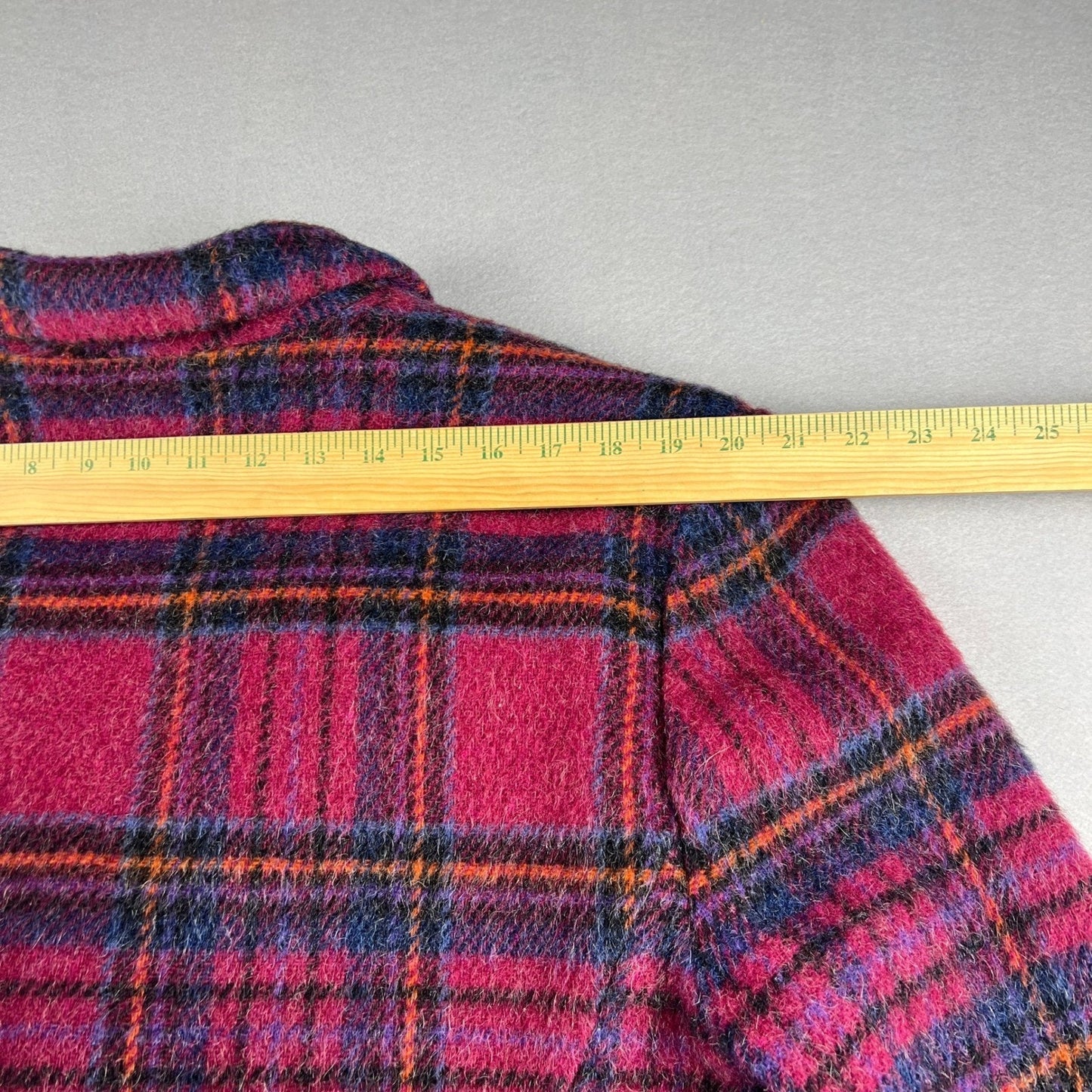 Vintage Woolrich Plaid Wool Blazer Women Medium Made in USA Jacket Dark Academia