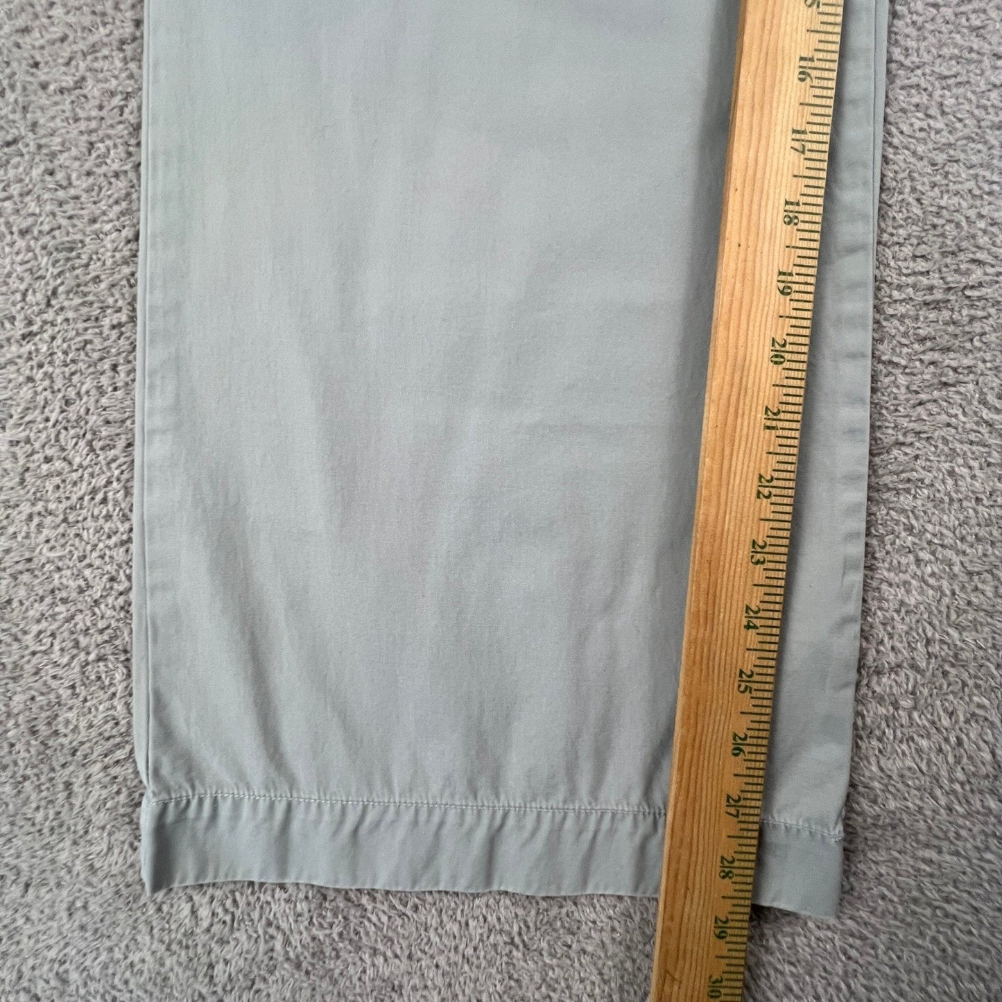 GAP Wide Leg Chino Pants Womens 10 Grey Wood Button Casual Career Trousers