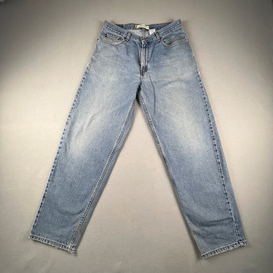 Levi's 560 Comfort Fit Jeans Mens 34x34 Light Wash Relaxed Tapered Denim Vintage