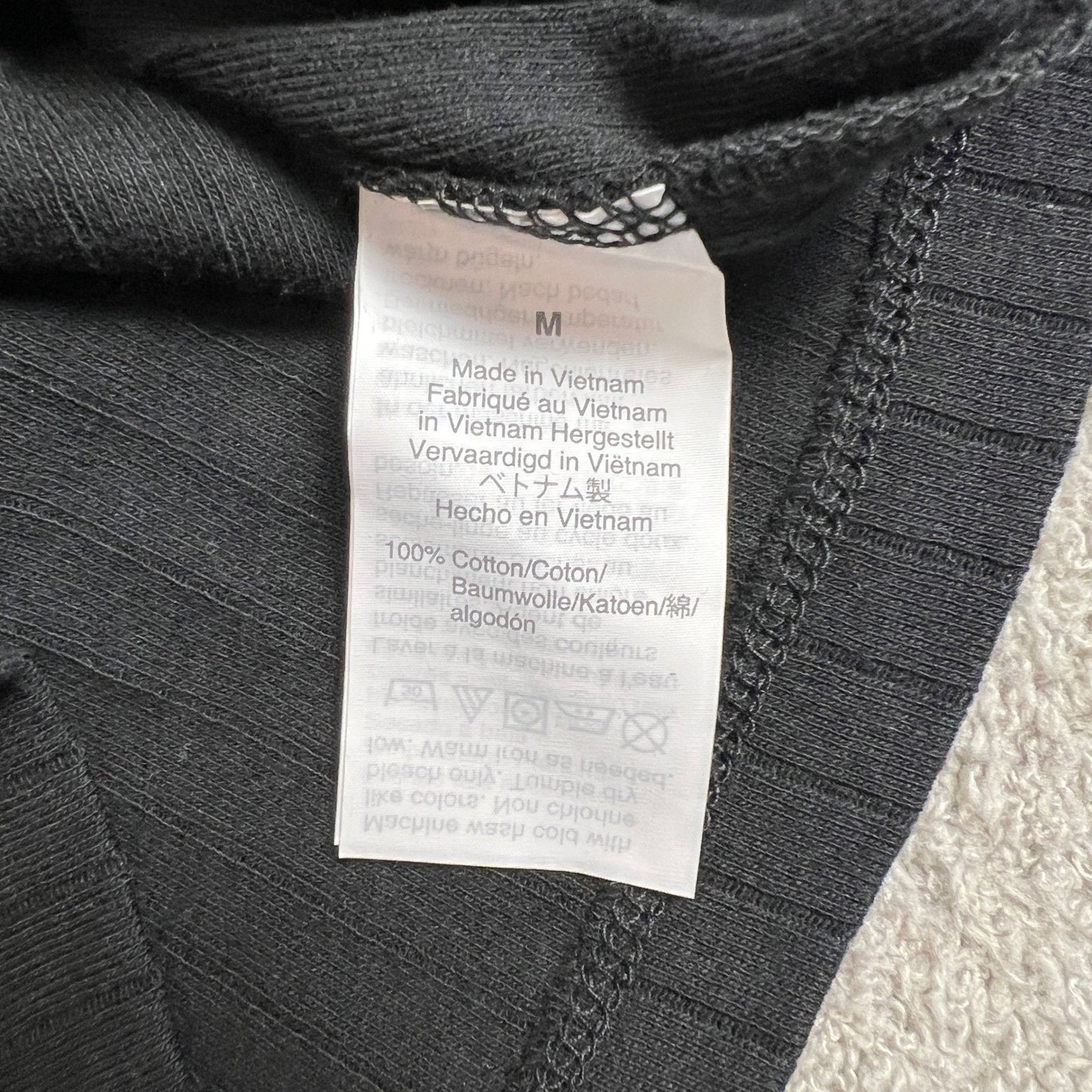 J.Crew Mercantile T-shirt Women's Medium Black Ribbed Cotton Short Sleeve