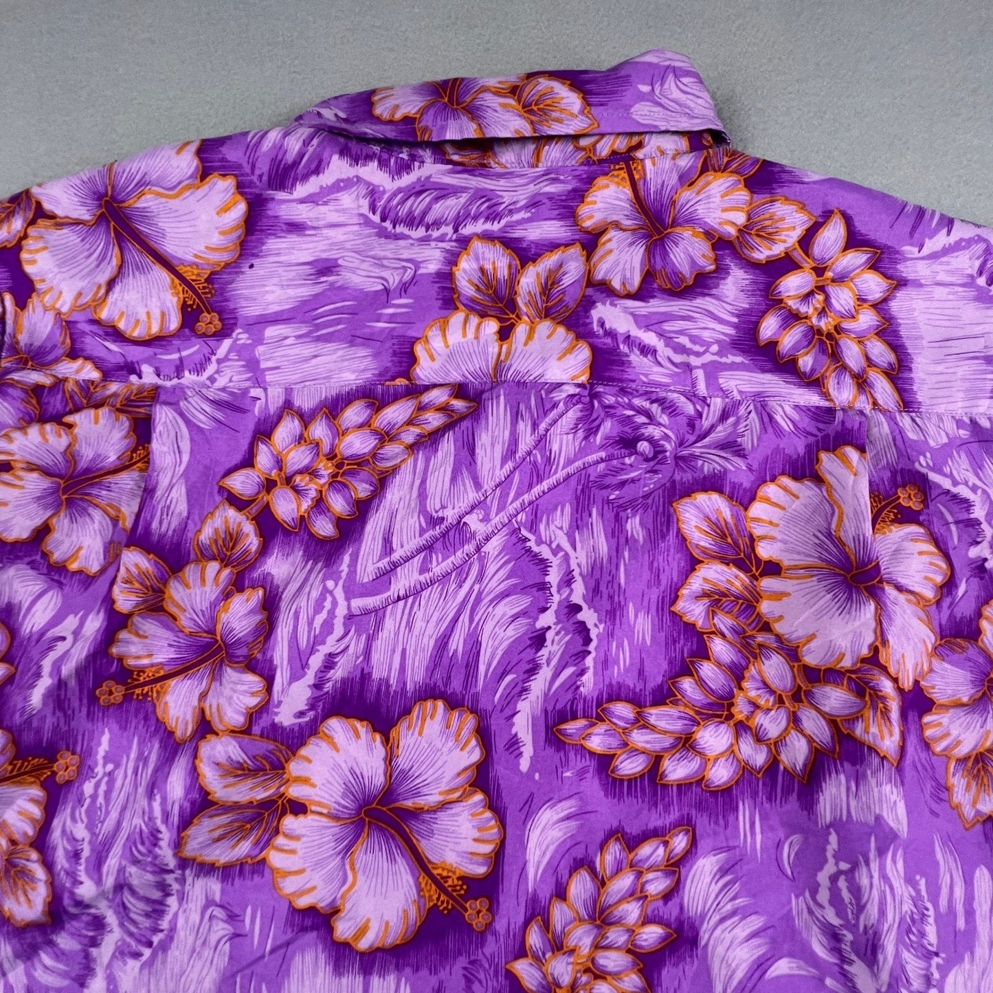 Maui Trading Company Hawaiian Shirt Mens Large Hibiscus Floral Aloha Beach