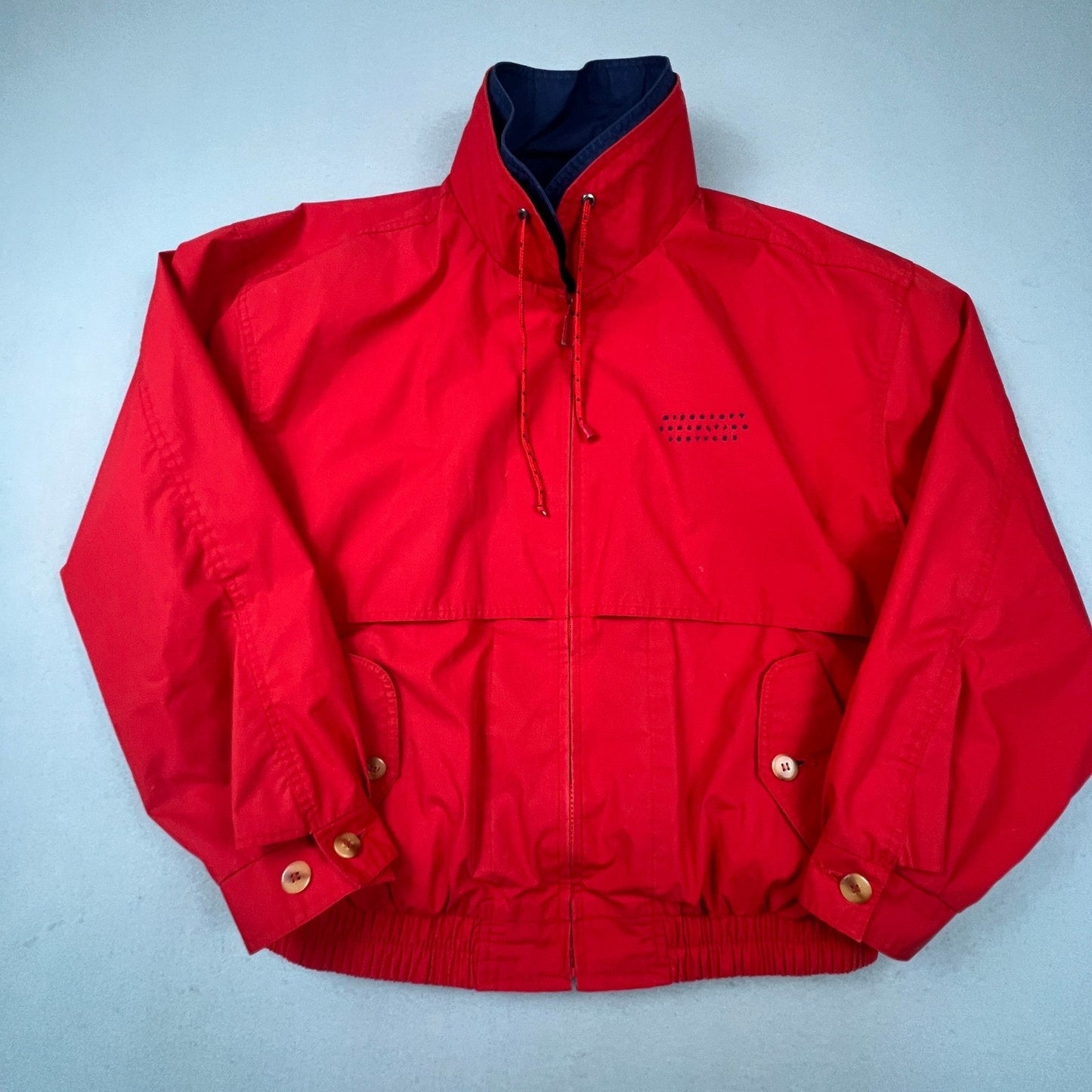 VTG 90s Gear For Sports Windbreaker Jacket Mens Large Red Microsoft Consulting