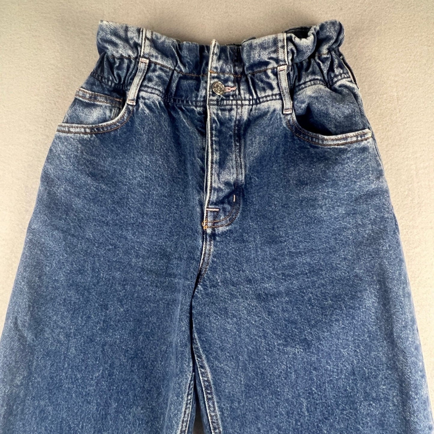 Scotch & Soda Paperbag Jeans Womens 28 Blue High Rise Tapered The Breeze Denim