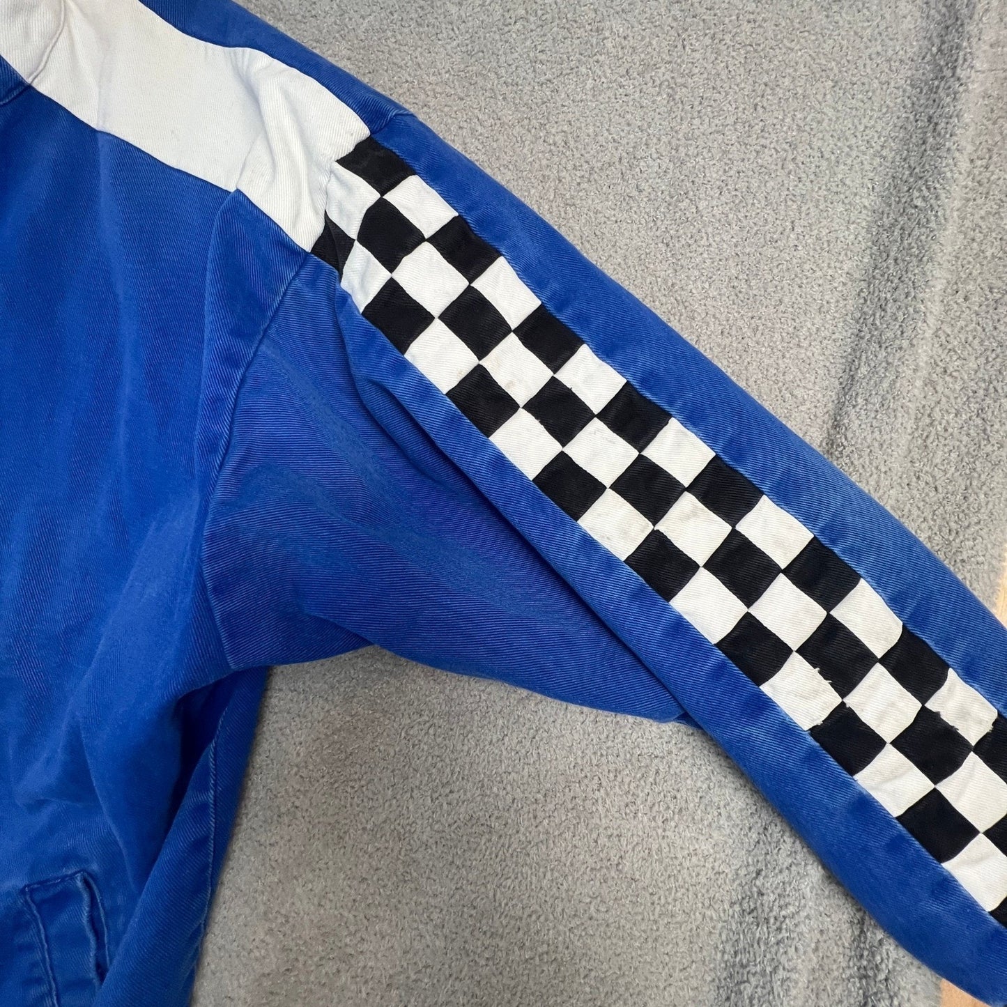 Chase Authentics NASCAR Mens XXL Legends Signature Jacket Blue Cotton Twill