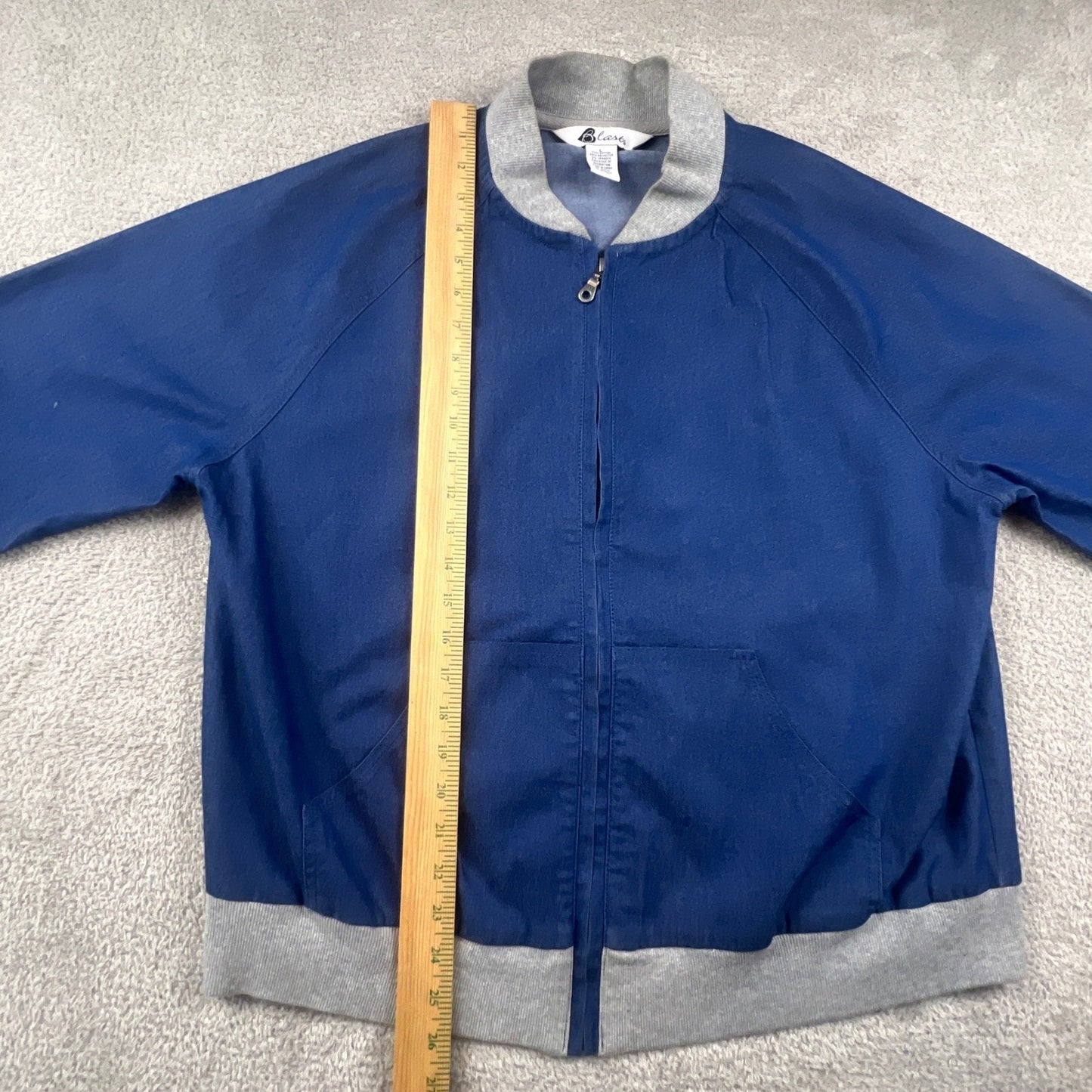 VTG Blast Denim Tracksuit Straight Leg Unisex Blue Retro Casual Loungewear Stret