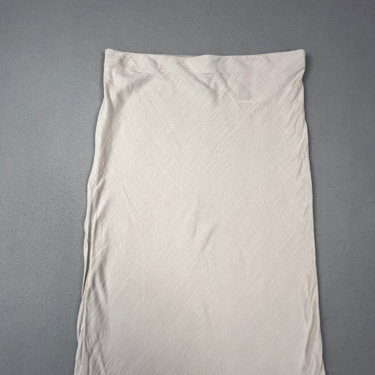 Linen Blend Maxi Skirt Small Beige Boho Minimalist Summer Beach H&M Divided