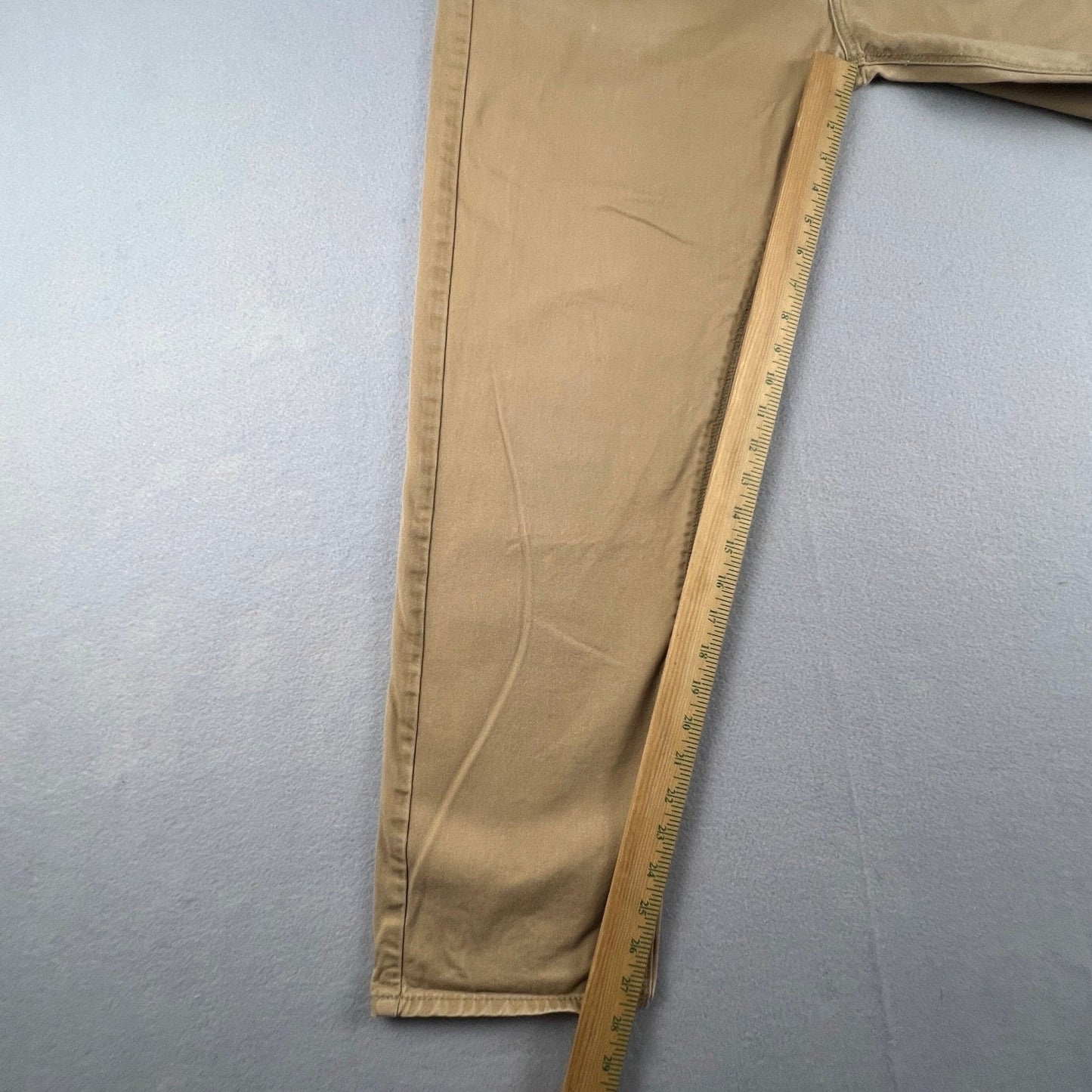 Denizen Levi's 288 Taper Fit Pants Mens 34x29 Tan Khaki Chino Casual Workwear