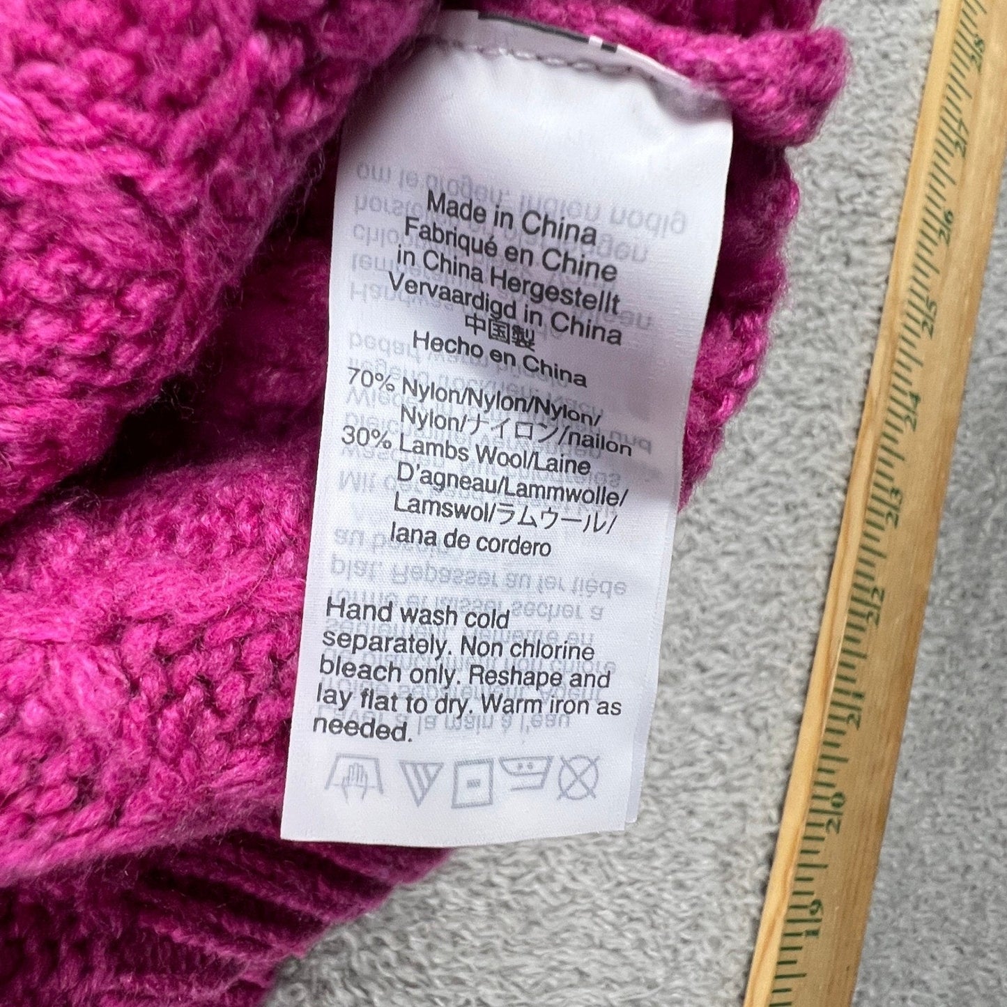 J.Crew Pink Cable Knit Sweater Womens Large Preppy Chunky Textured Cozycore